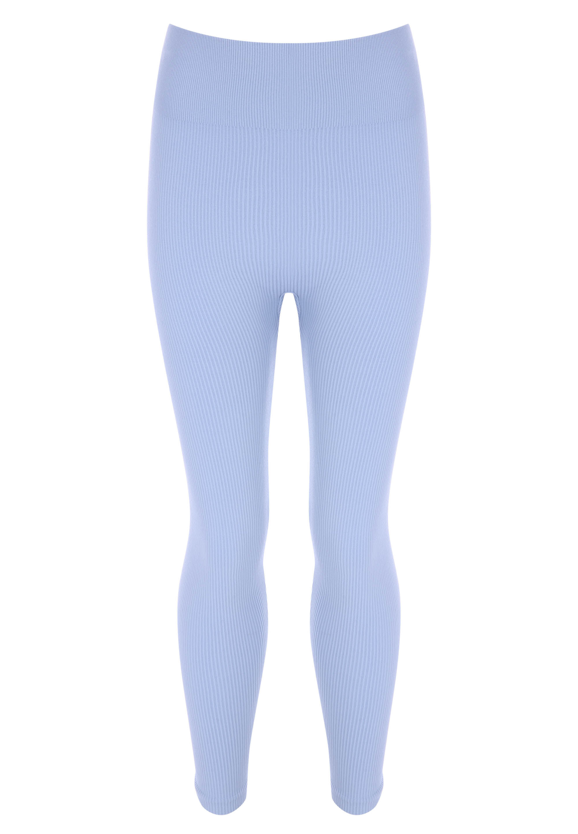 Older Girls Blue Seamless Leggings