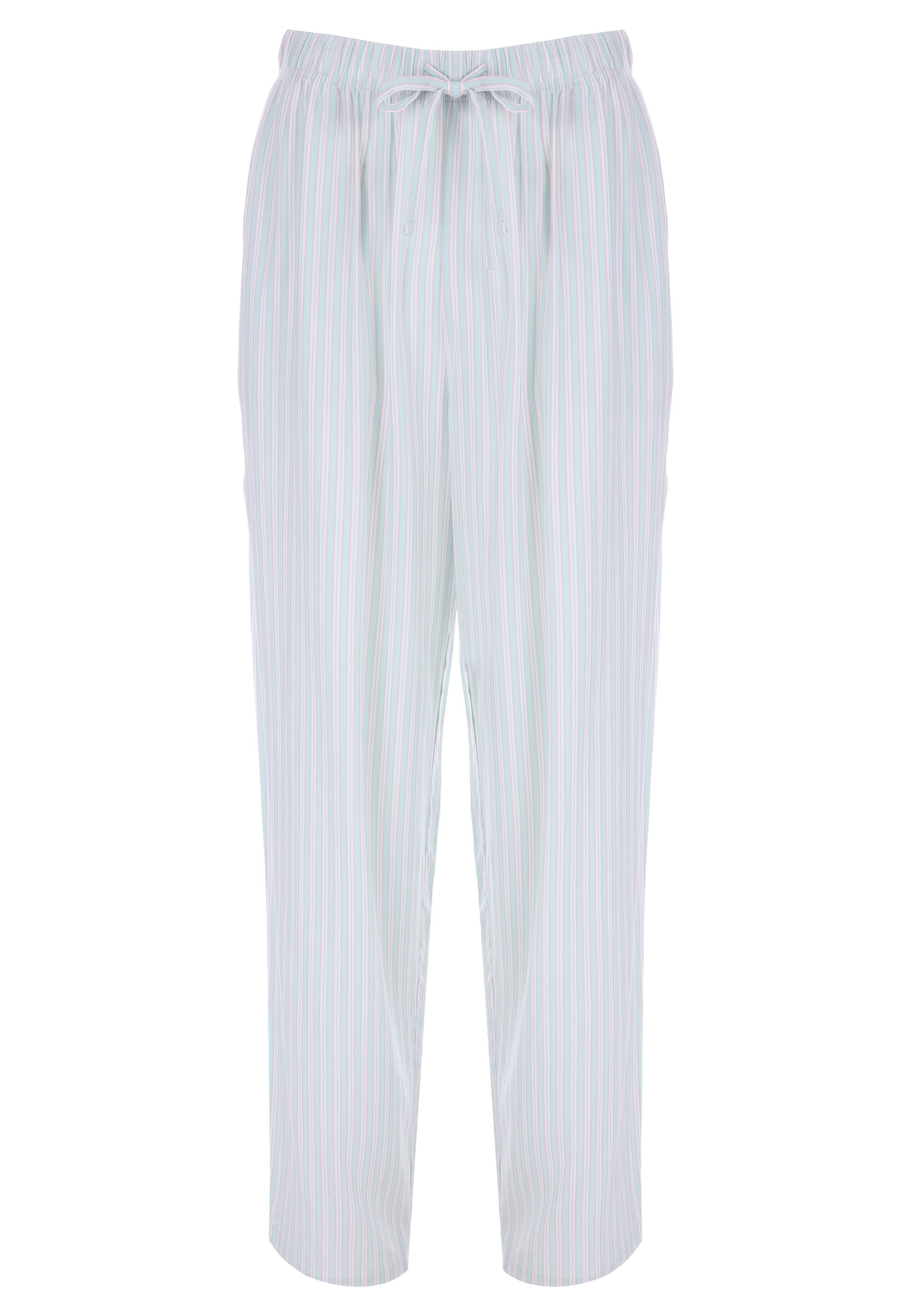 Womens Mint Stripe Woven Pyjama Bottoms
