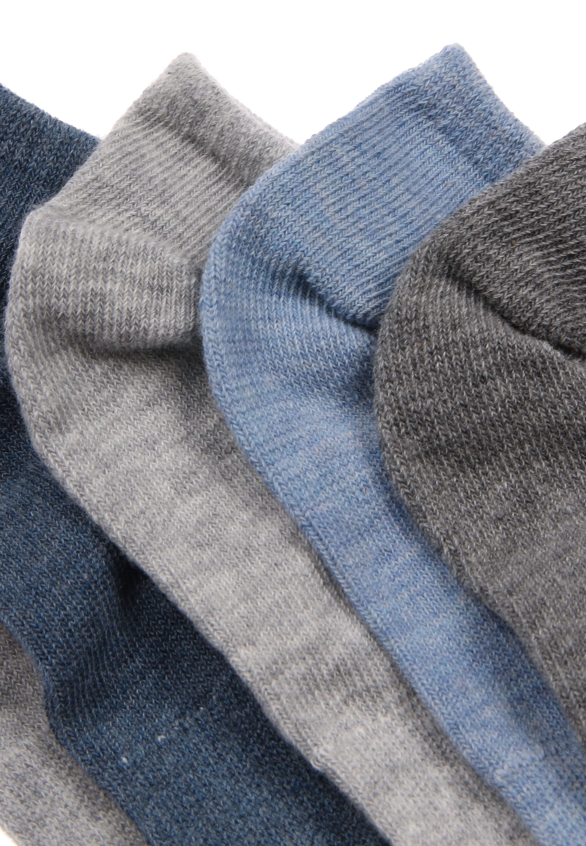 Boys 5pk Blue No Show Trainer Socks