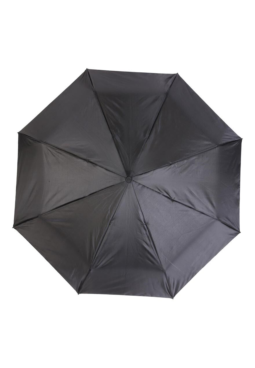 Mens Black Mini Auto Umbrella