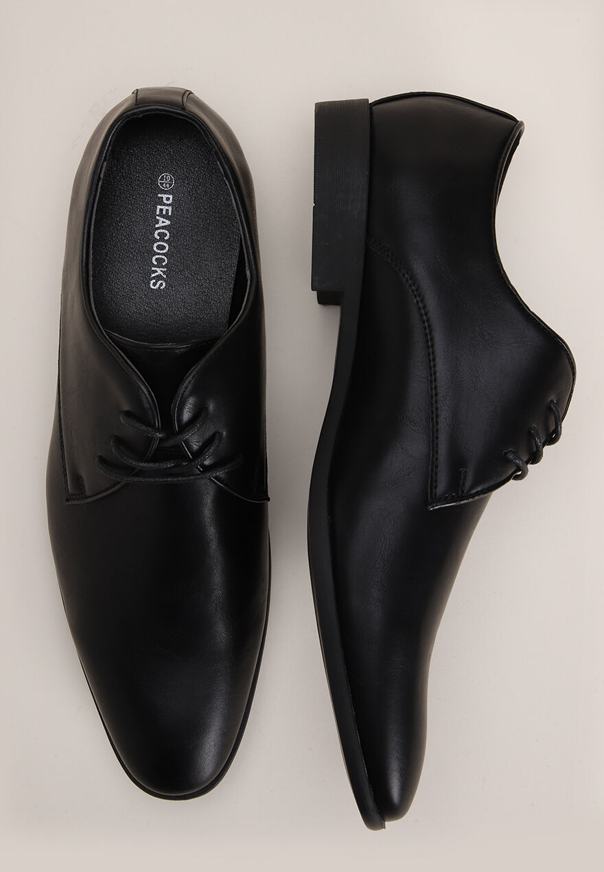 Mens Black Lace Up Shoes