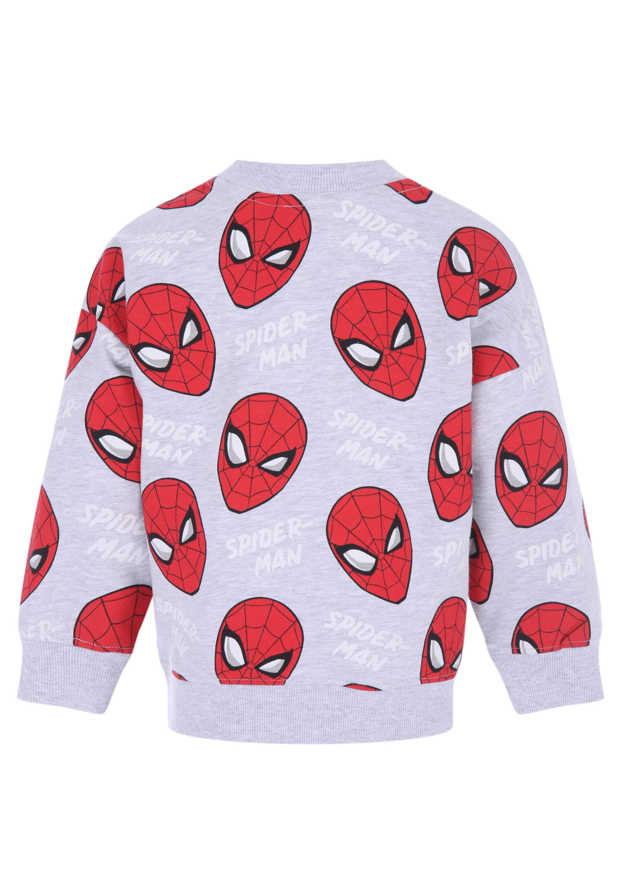 Younger Boys Grey All Over Spider-Man Sweatshirt