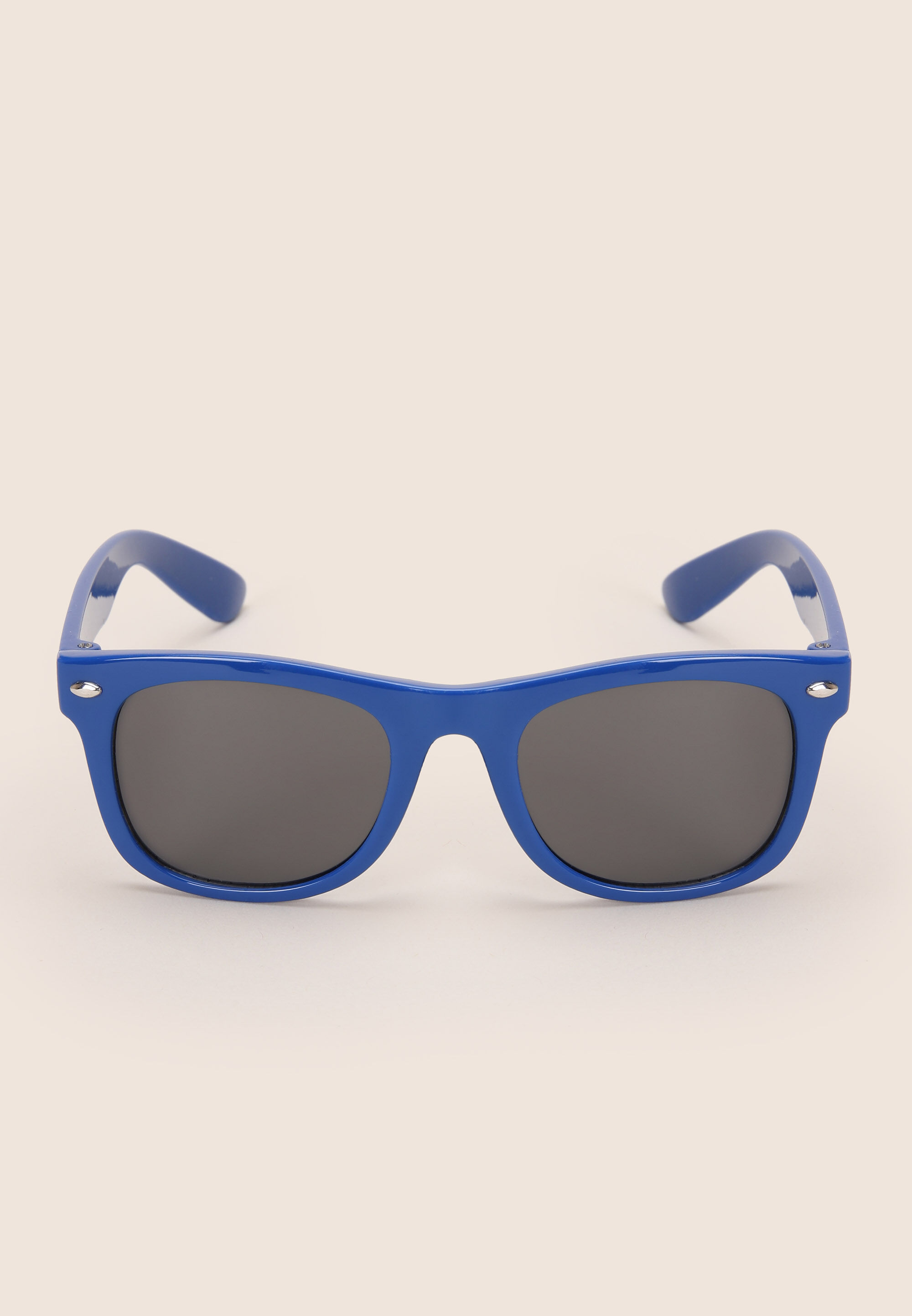Boys Blue Plain Basic Sunglasses