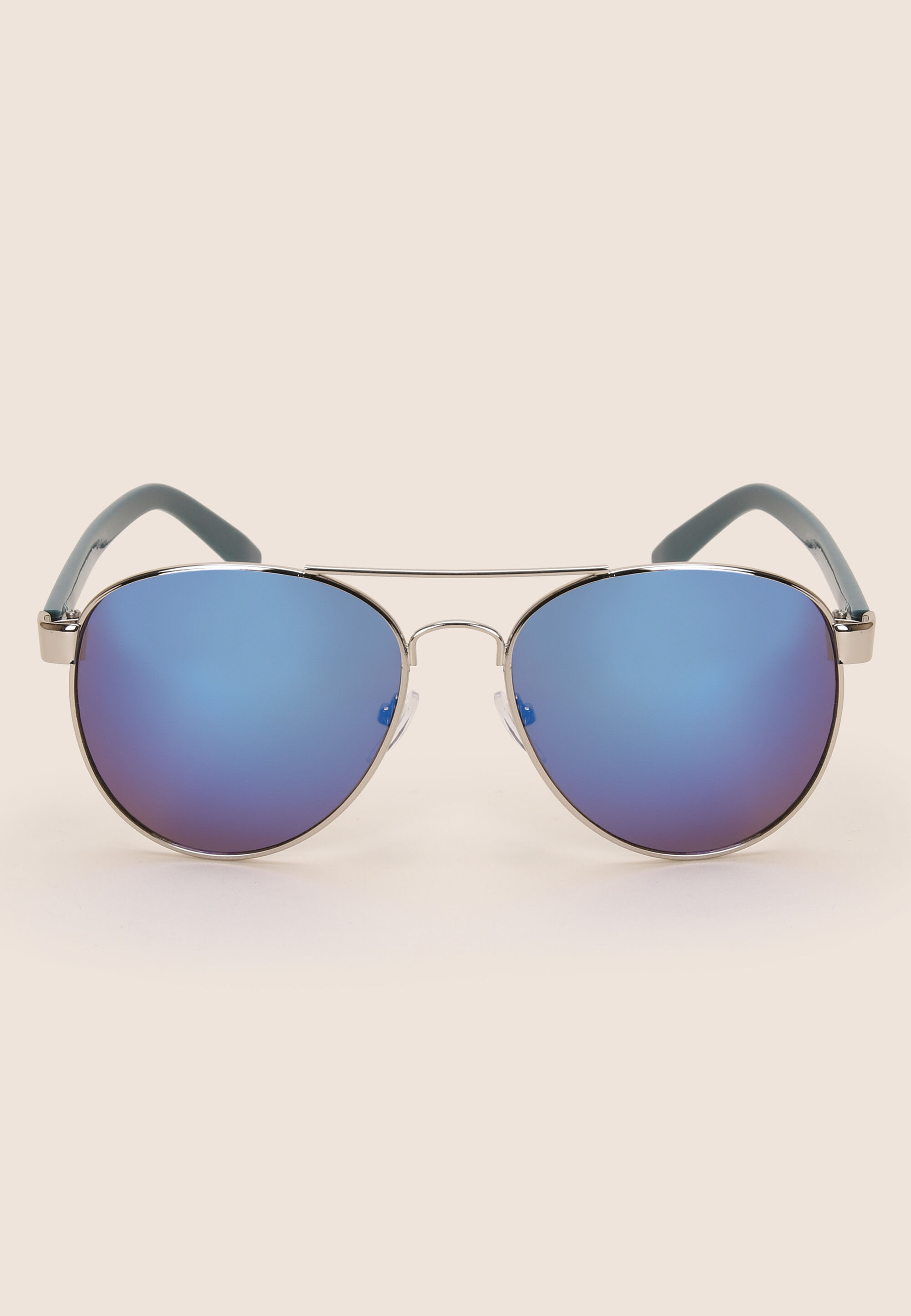 Boys Blue Mirrored Aviator Sunglasses
