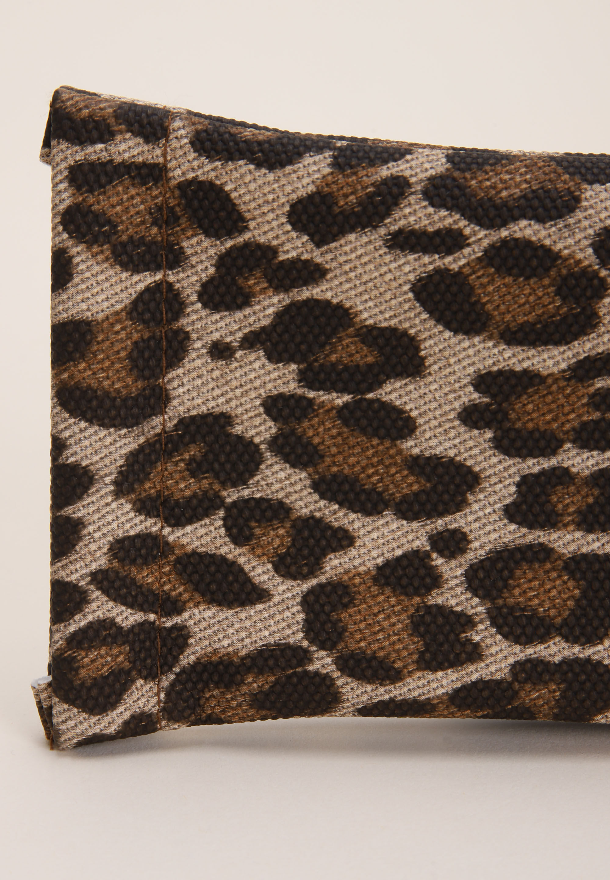 Womens Brown Animal Print Sunglasses Case