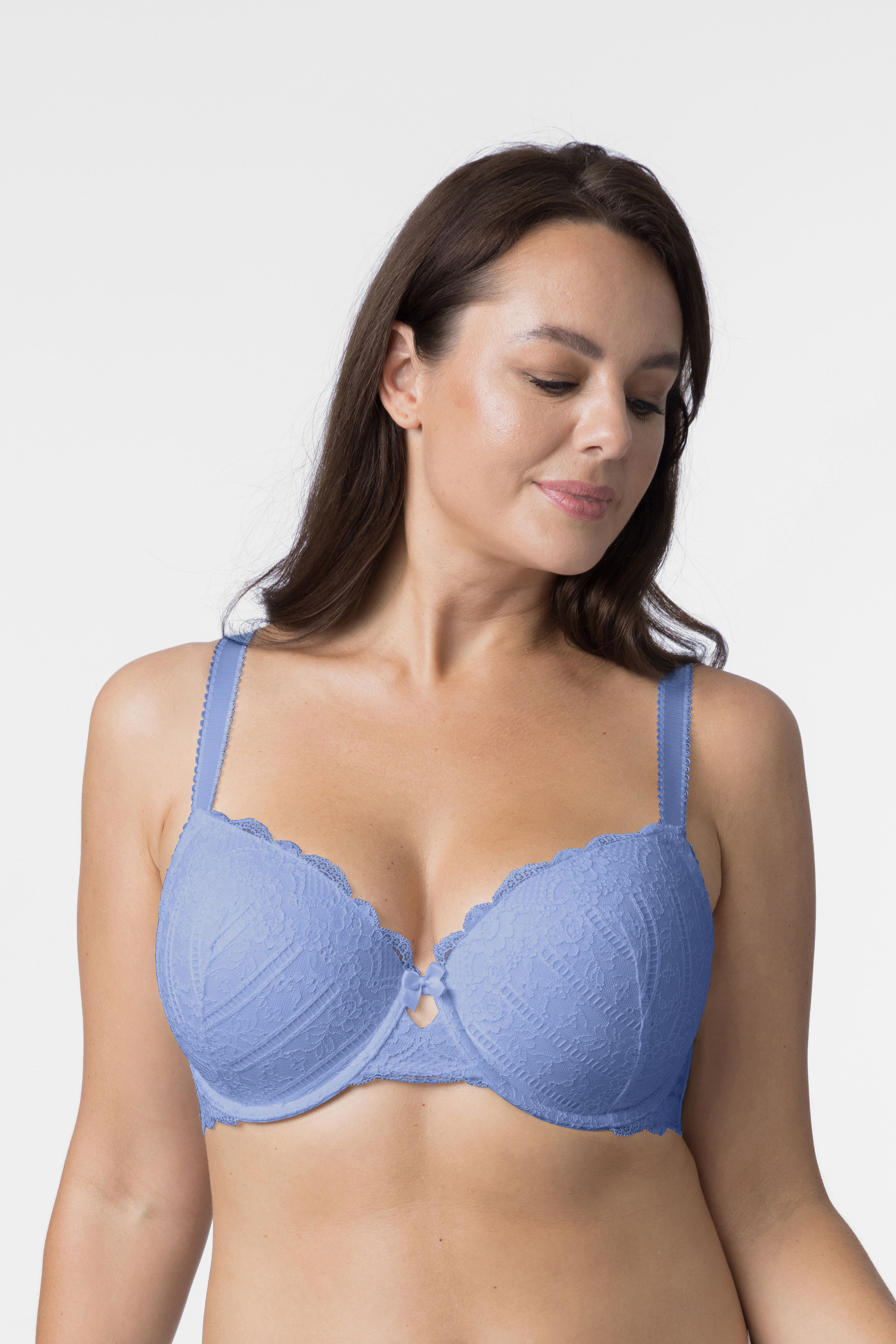 Dorina Womens Blue DD+ Lace Celine Bra