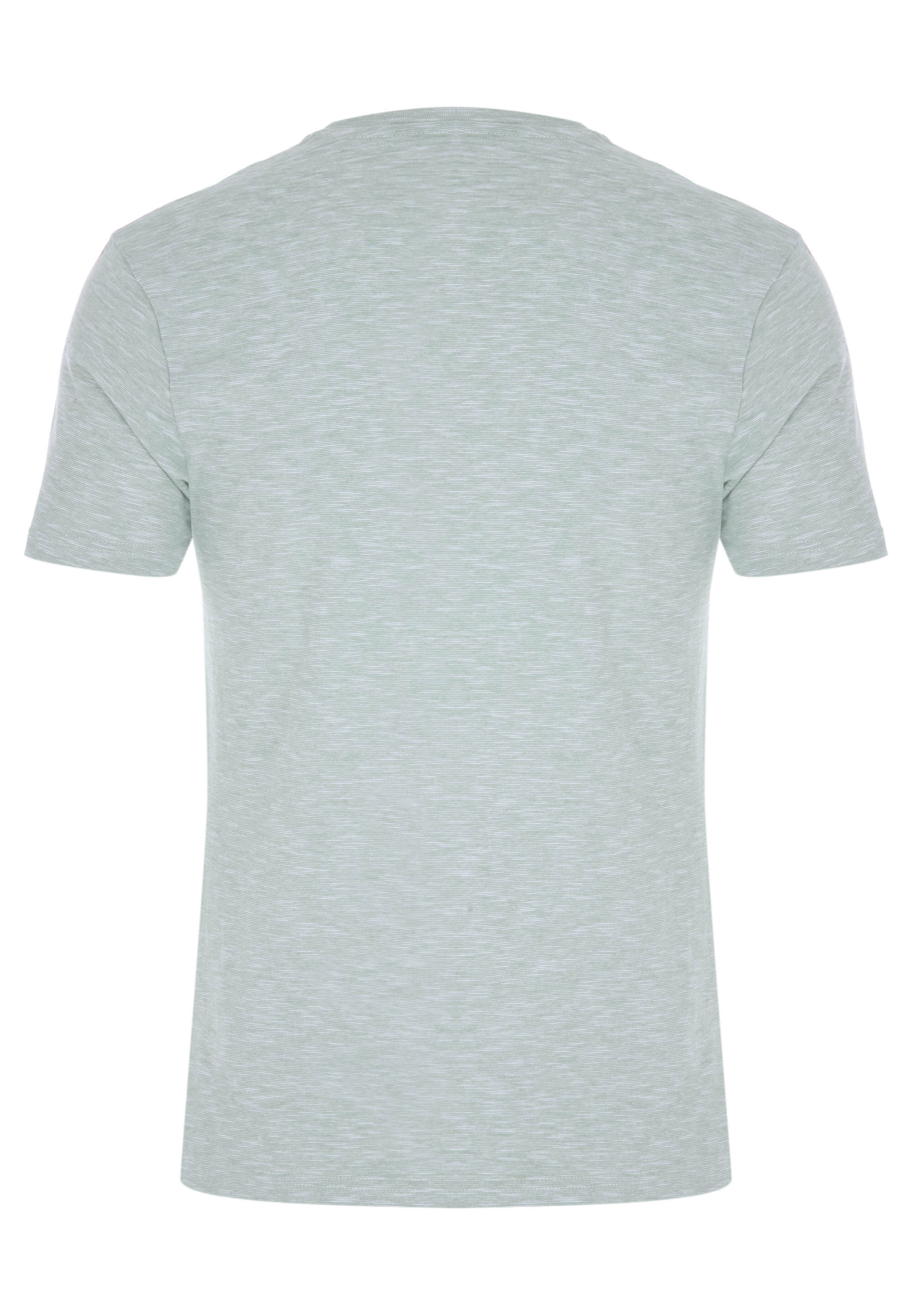 Mens Light Green Textured T-shirt