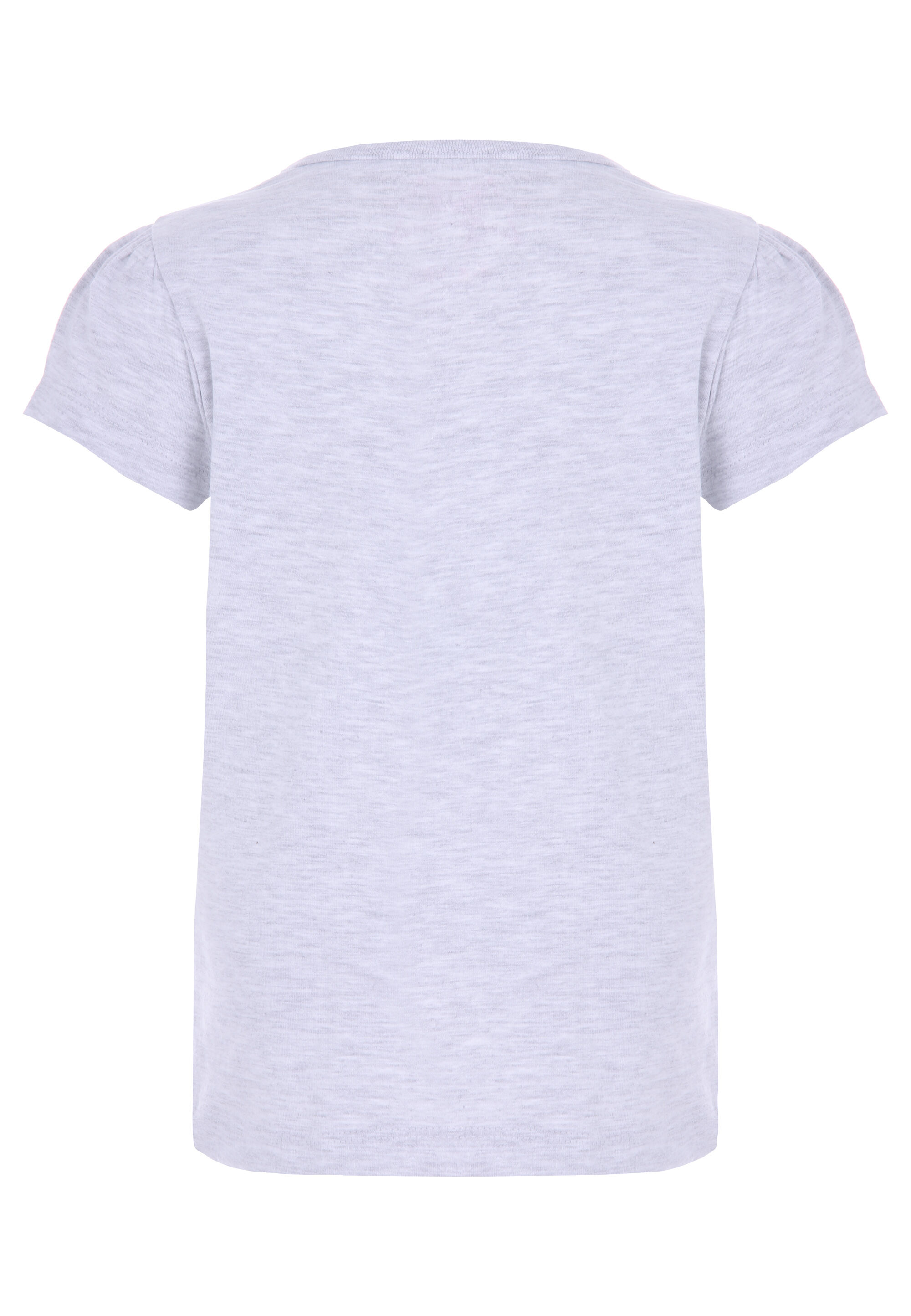 Younger Girls Grey Applique Twirl T-shirt