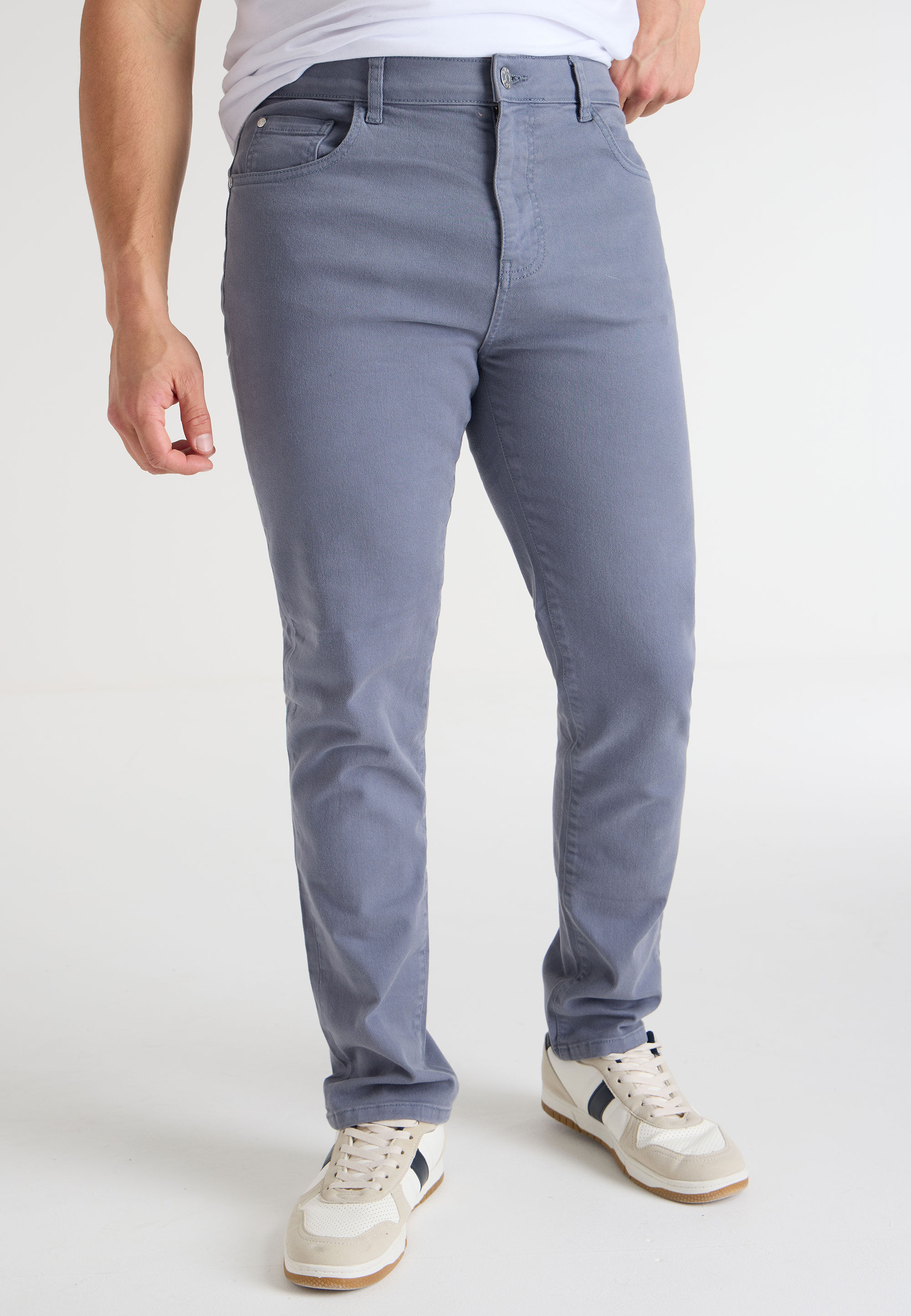 Mens Mid Blue Slim Fit Jeans