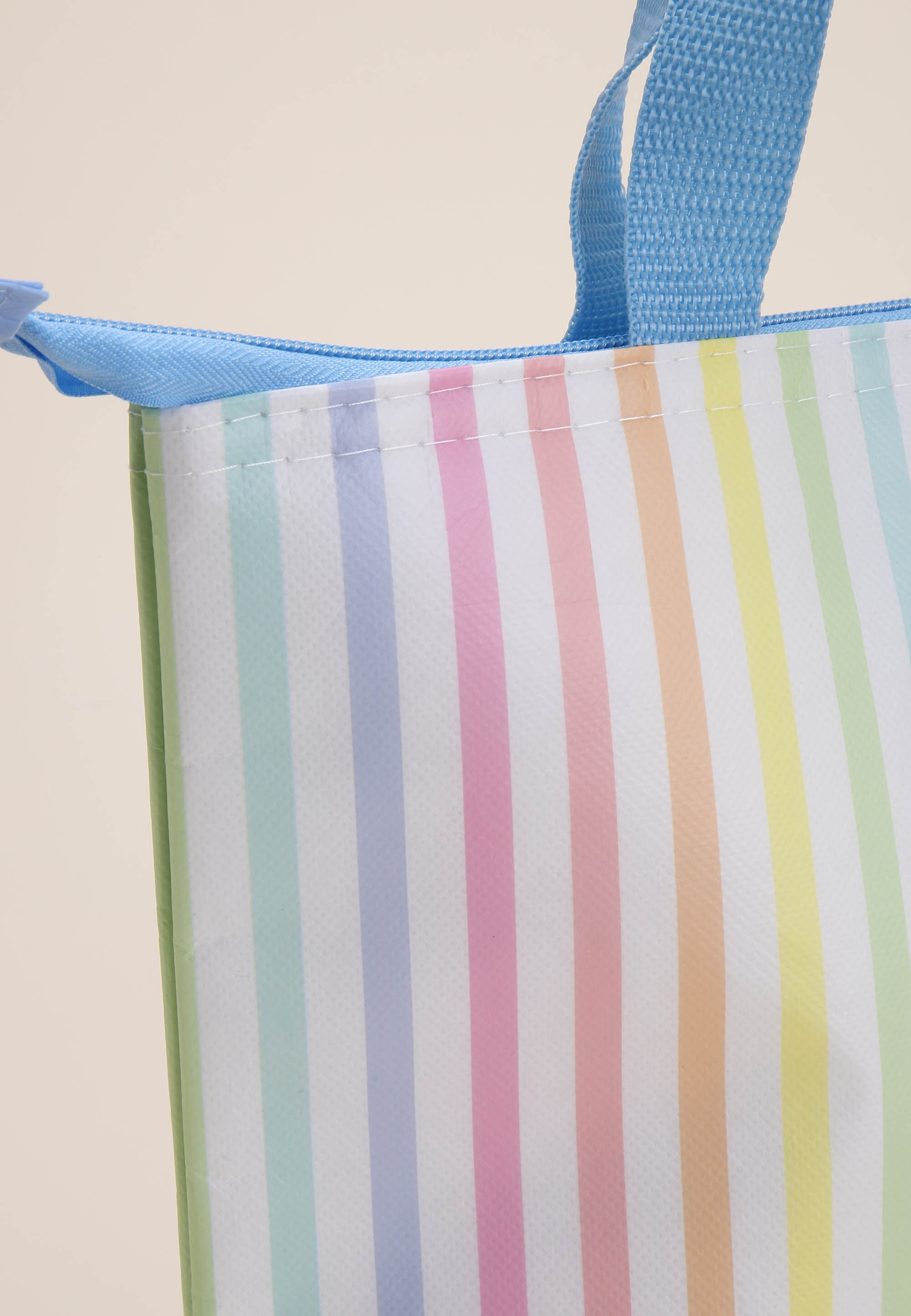 Womens Rainbow Stripe Lunch Bag
