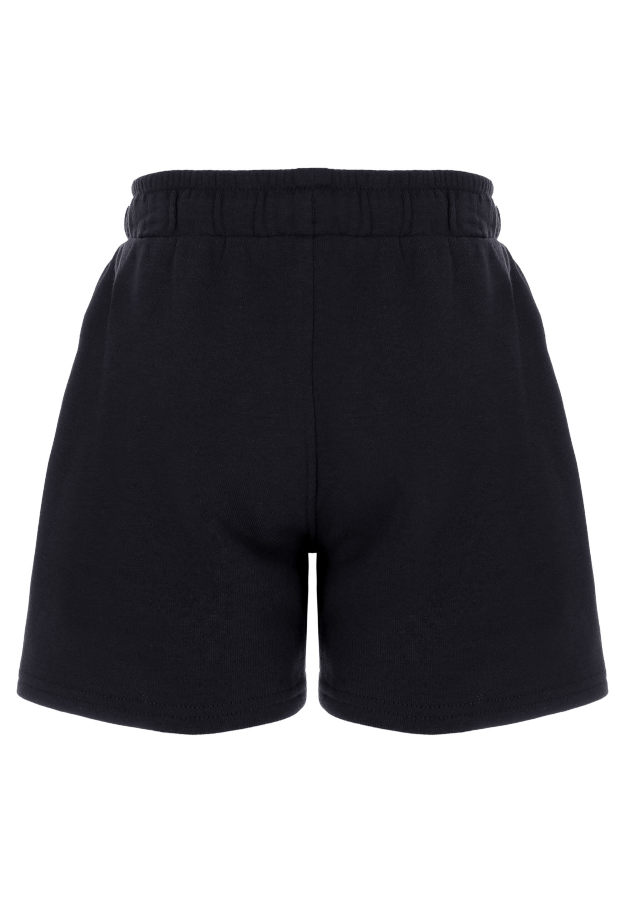 Younger Boys Black Plain Casual Shorts