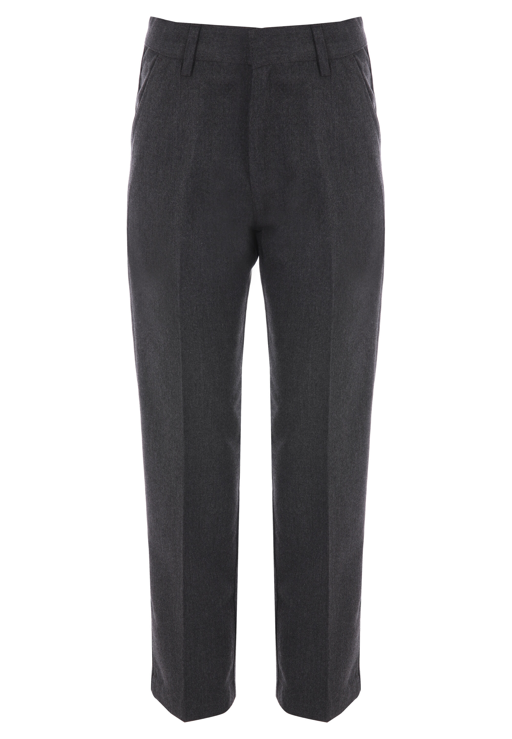Older Boys Grey Regular Fit School Trousers