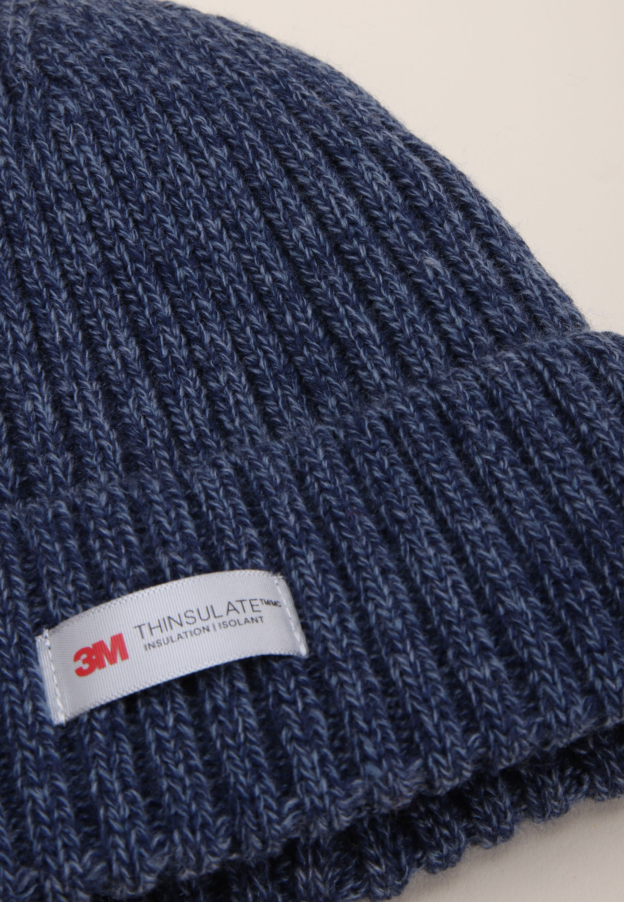 Old Boys Blue Textured Thinsulate Beanie Hat