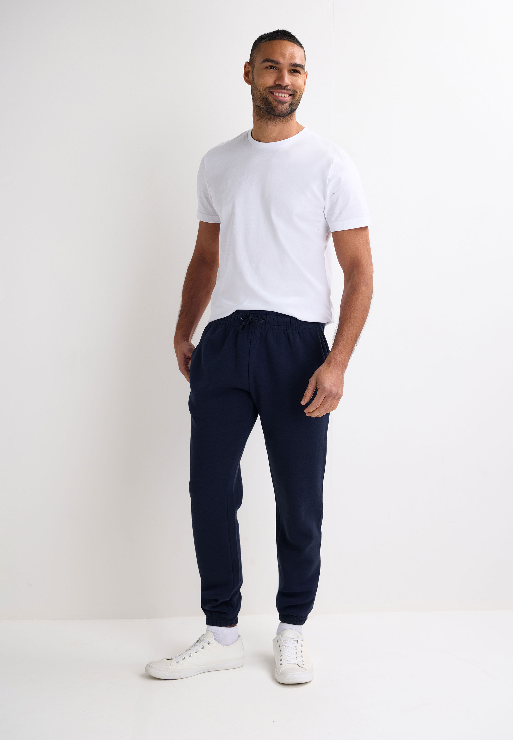 Mens Navy Joggers