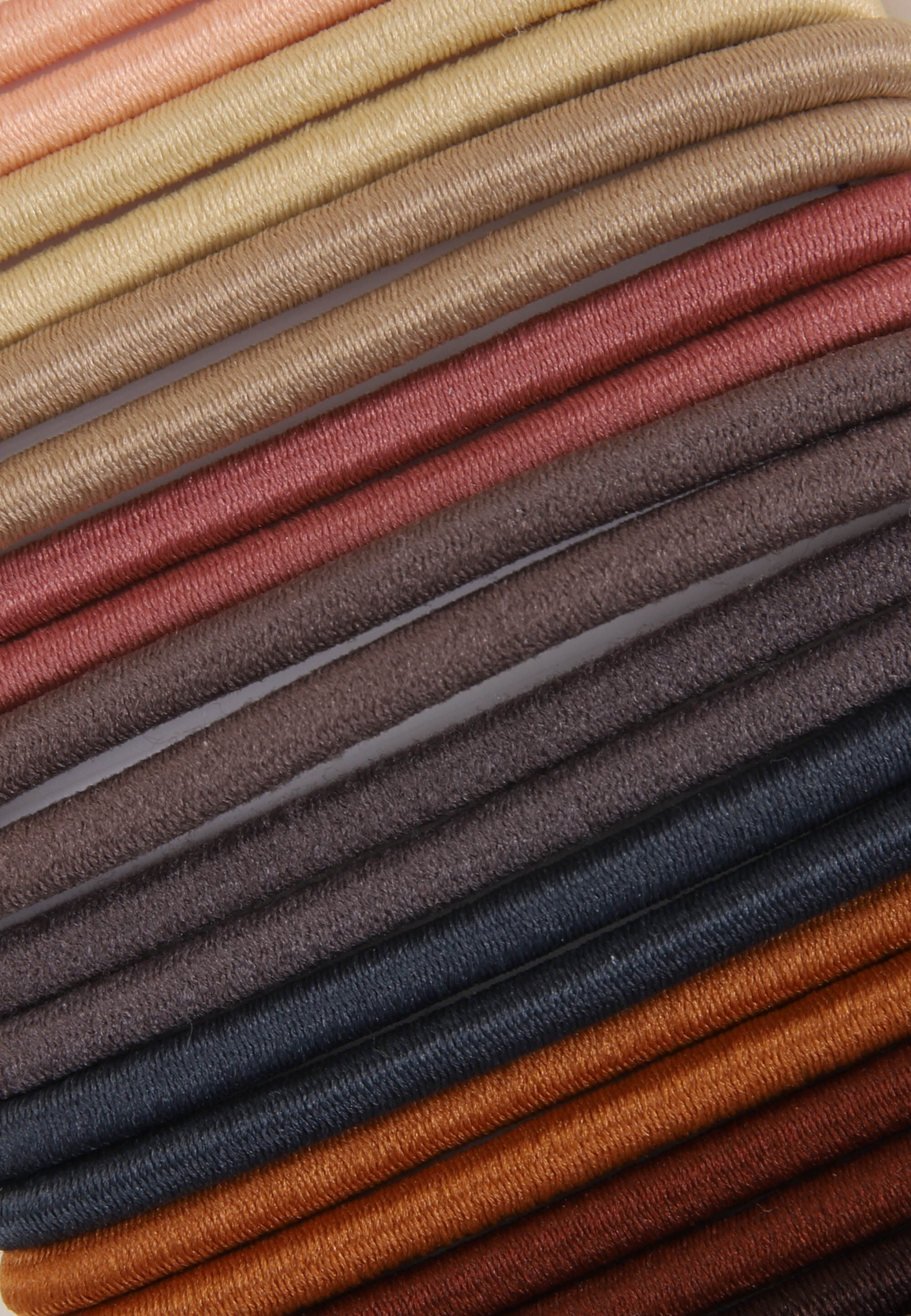 Womens 24pk Assorted Brown Elastic Hair Ties