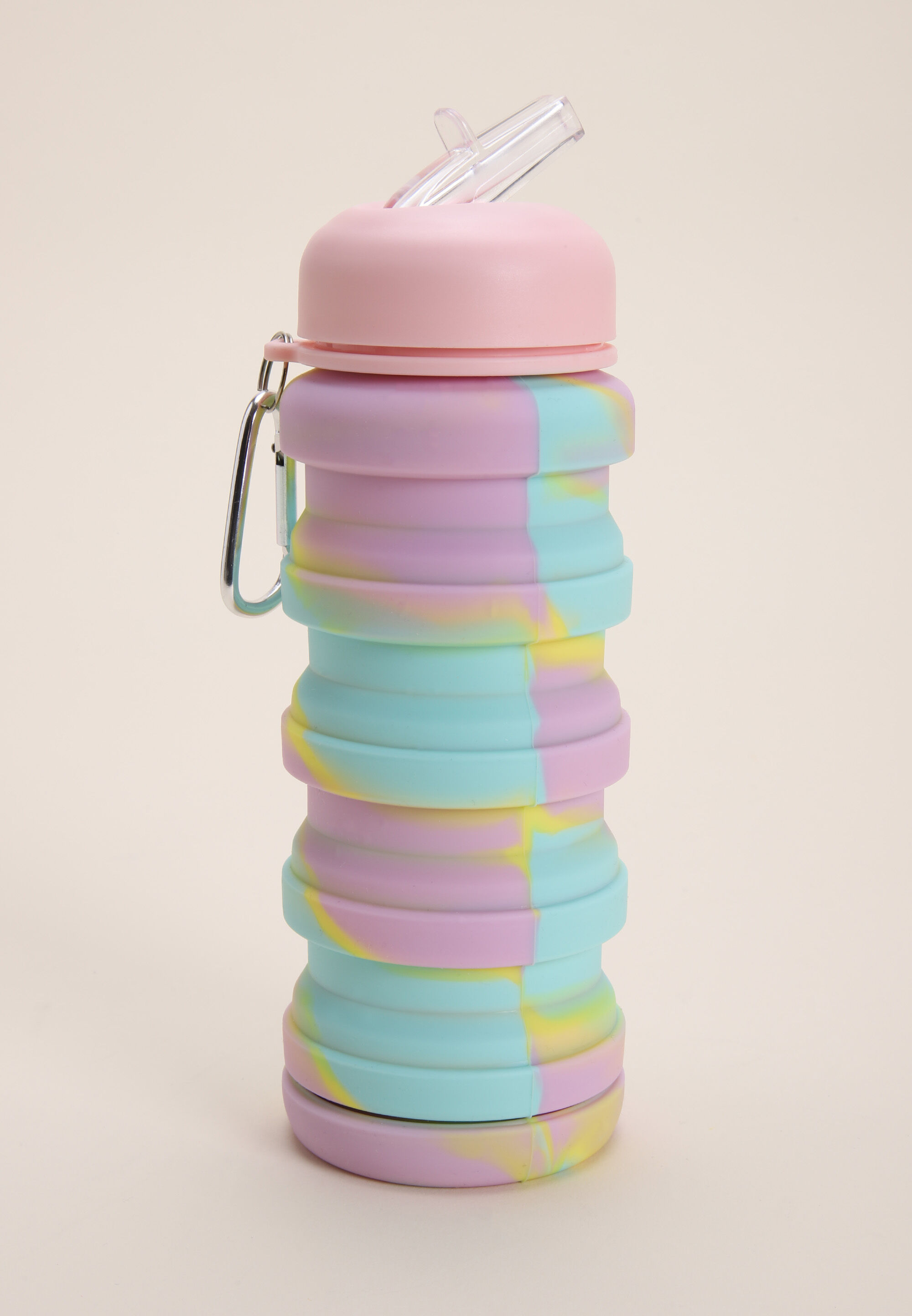 Boys Pink Retractable Silicone Travel Bottle