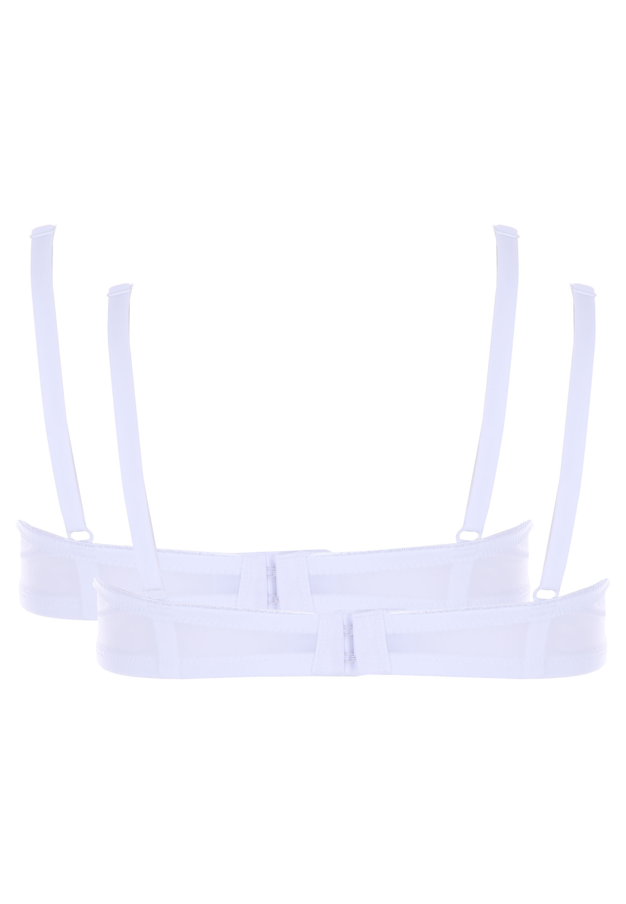 Older Girls 2pk White Plain Comfort Bras