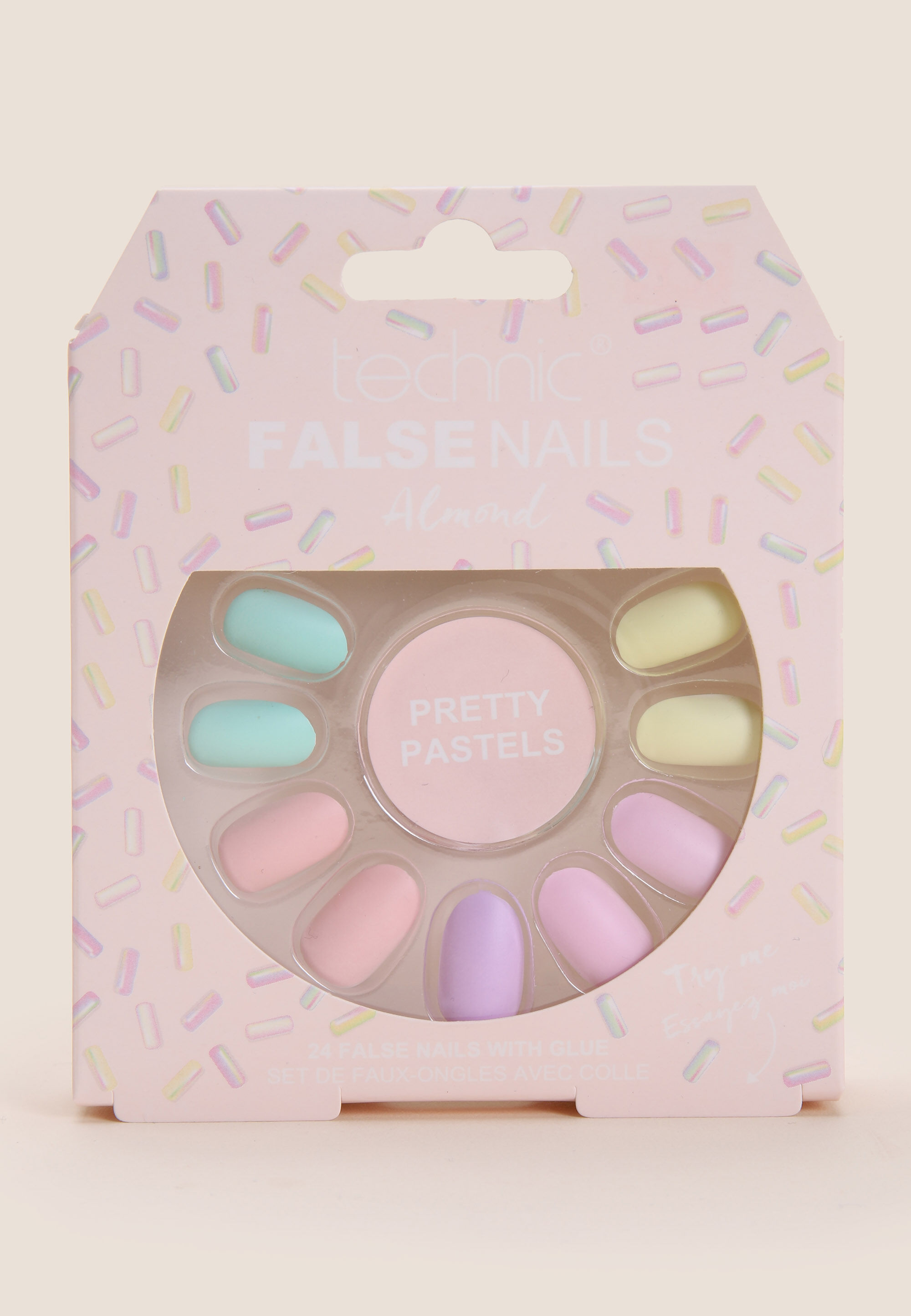 Technic Pretty Pastels Almond False Nails