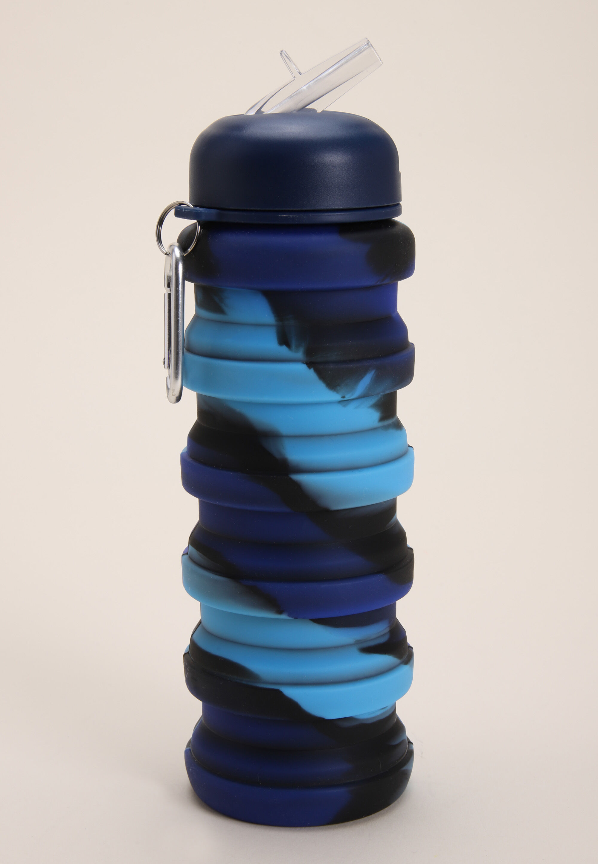Boys Blue Retractable Silicone Travel Bottle