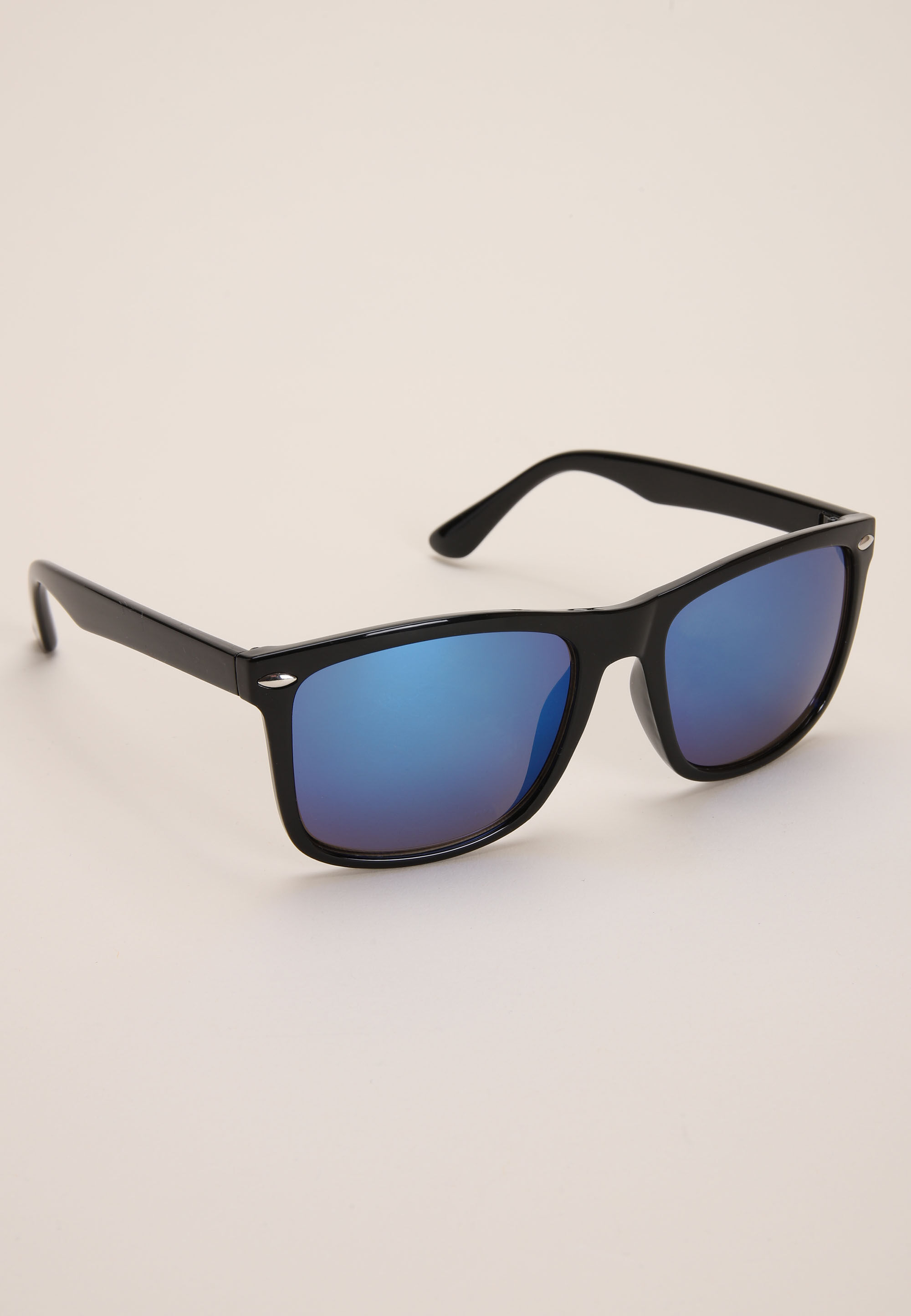 Mens Black Revo Retro Sunglasses
