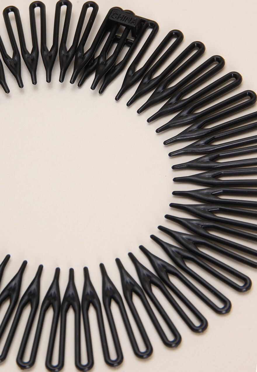 Zig Zag Black Headband