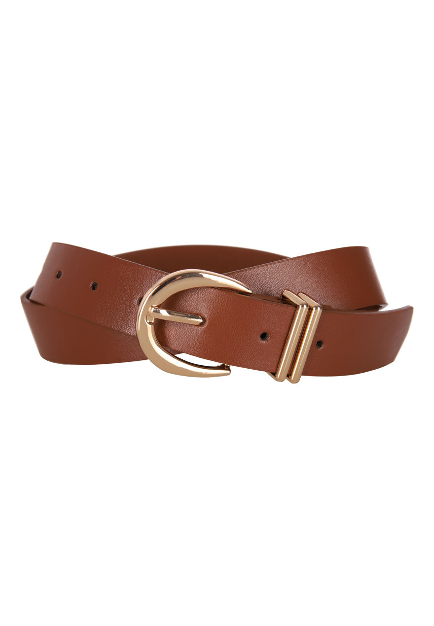 Womens Tan Jean Belt