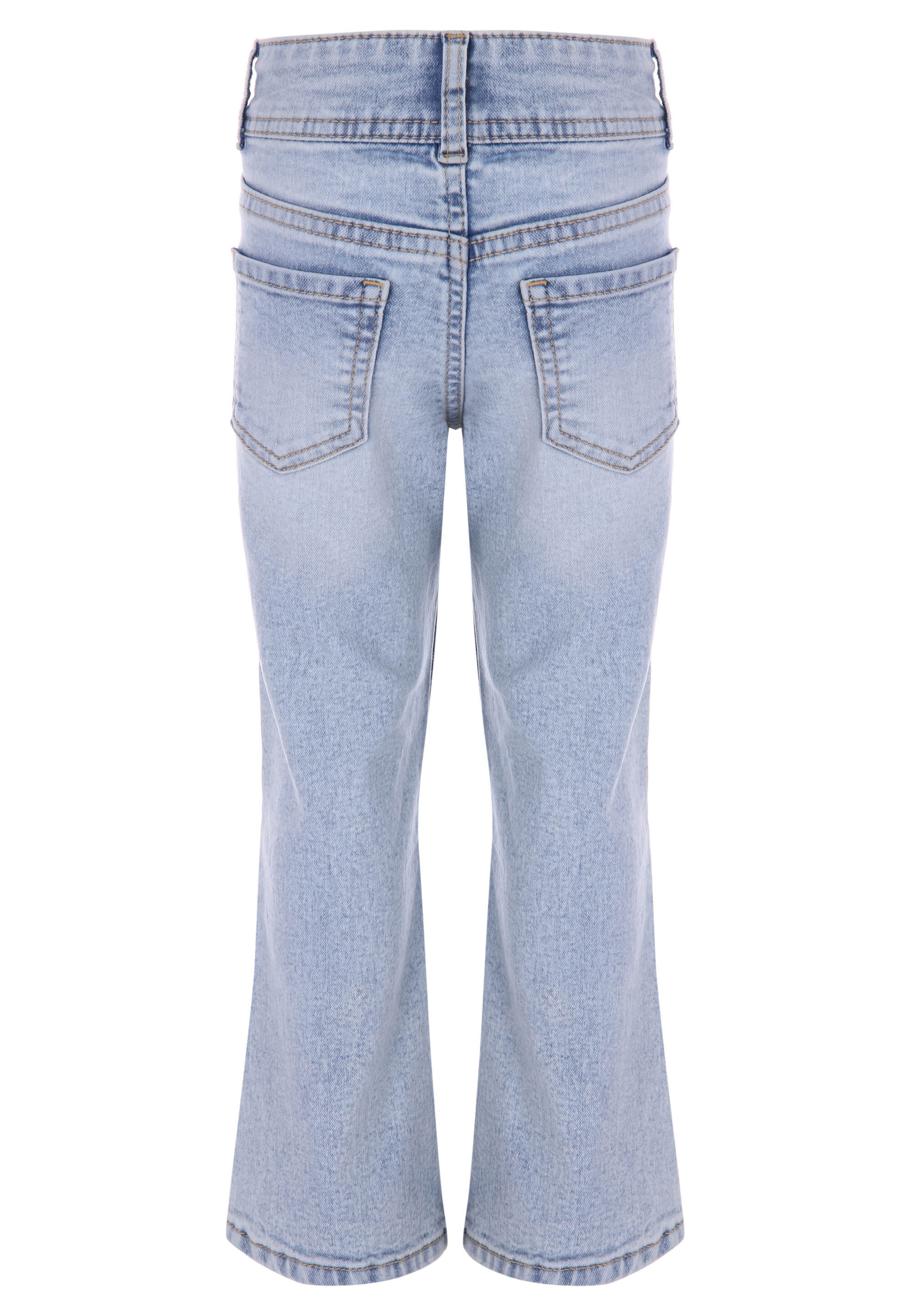 Younger Girls Blue Denim Bootcut Jeans