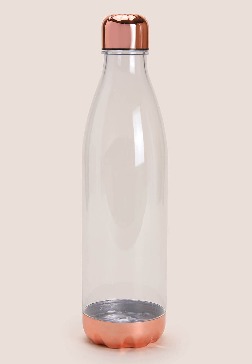 Rose Gold Metallic Water Bottle