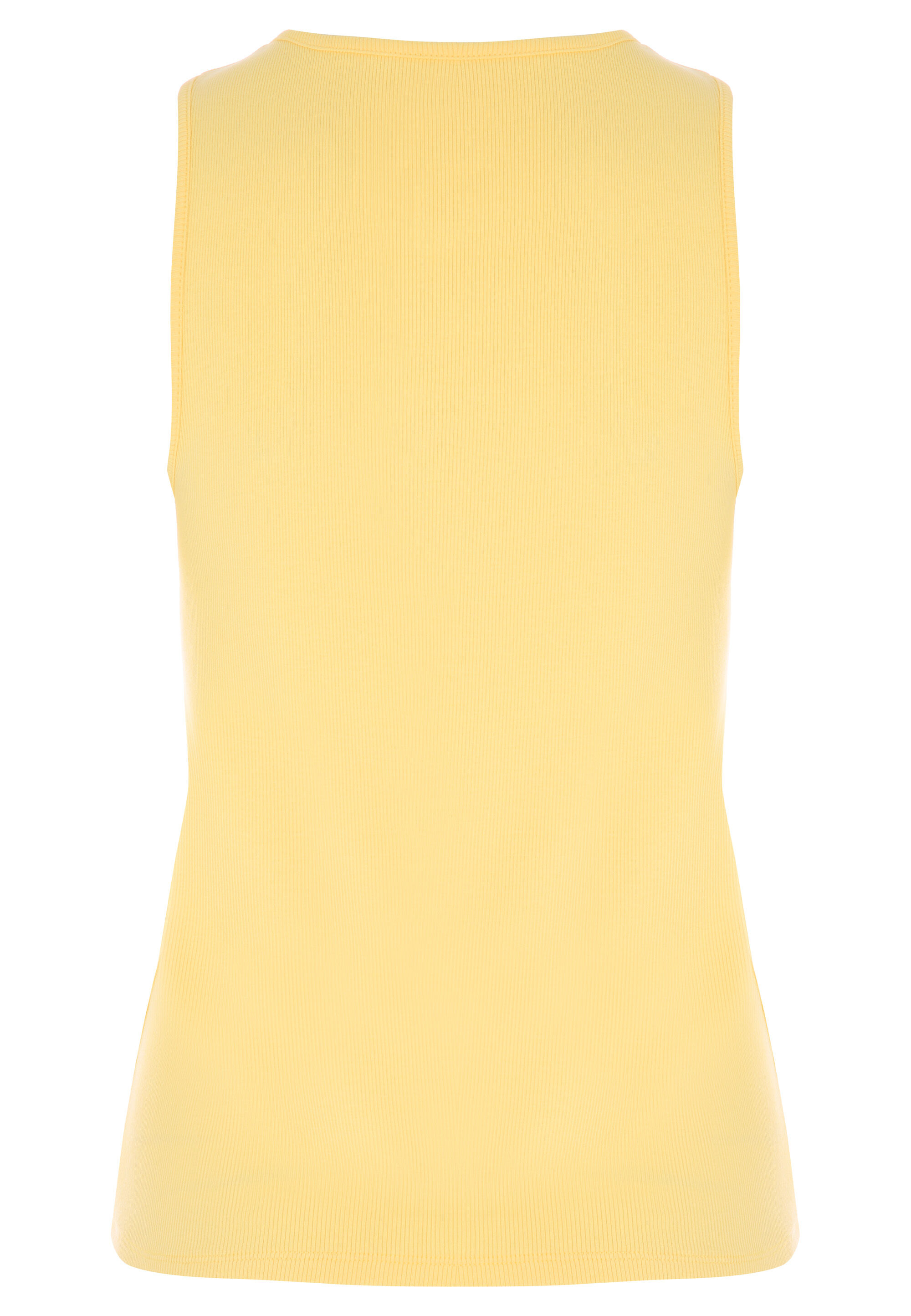 Womens Buttermilk Plain Ruched Front Vest Top
