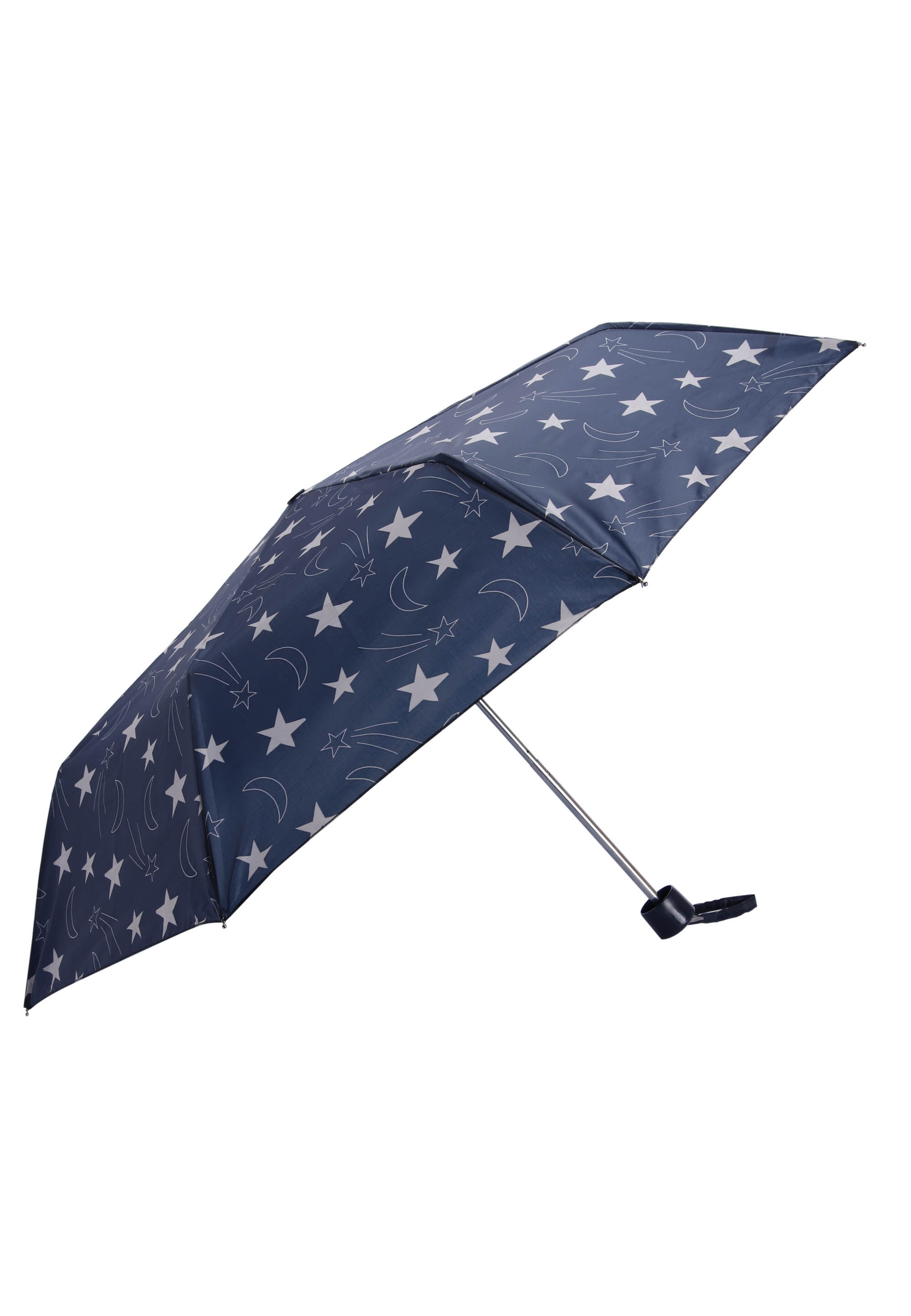 Womens Blue Star Print Umbrella