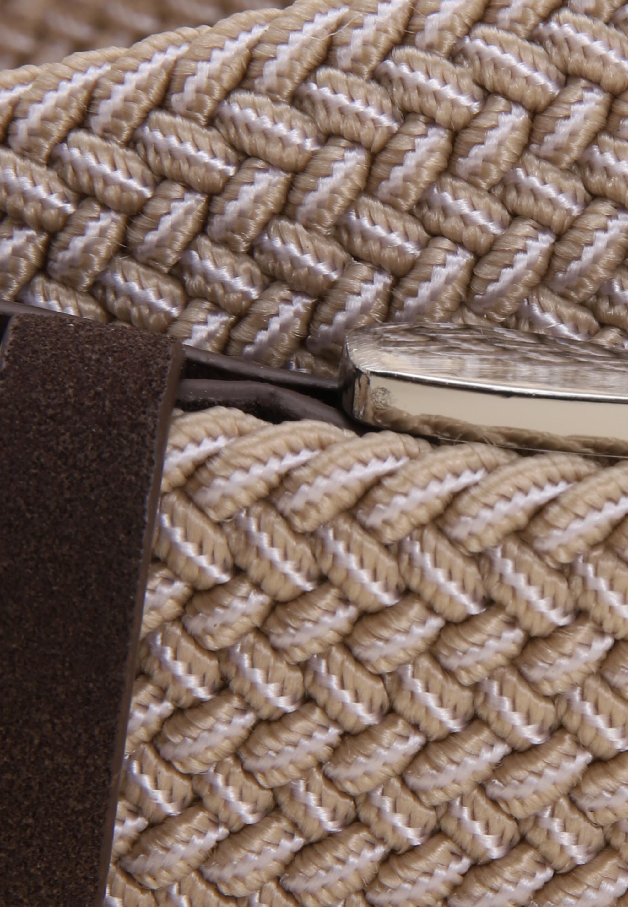 Mens Stone Textured Stretch Chino Belt