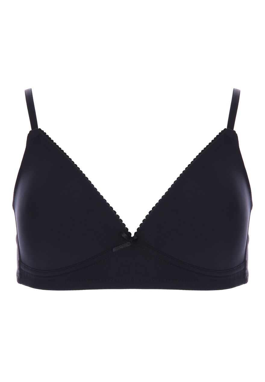 Older Girls Black Comfort Bra