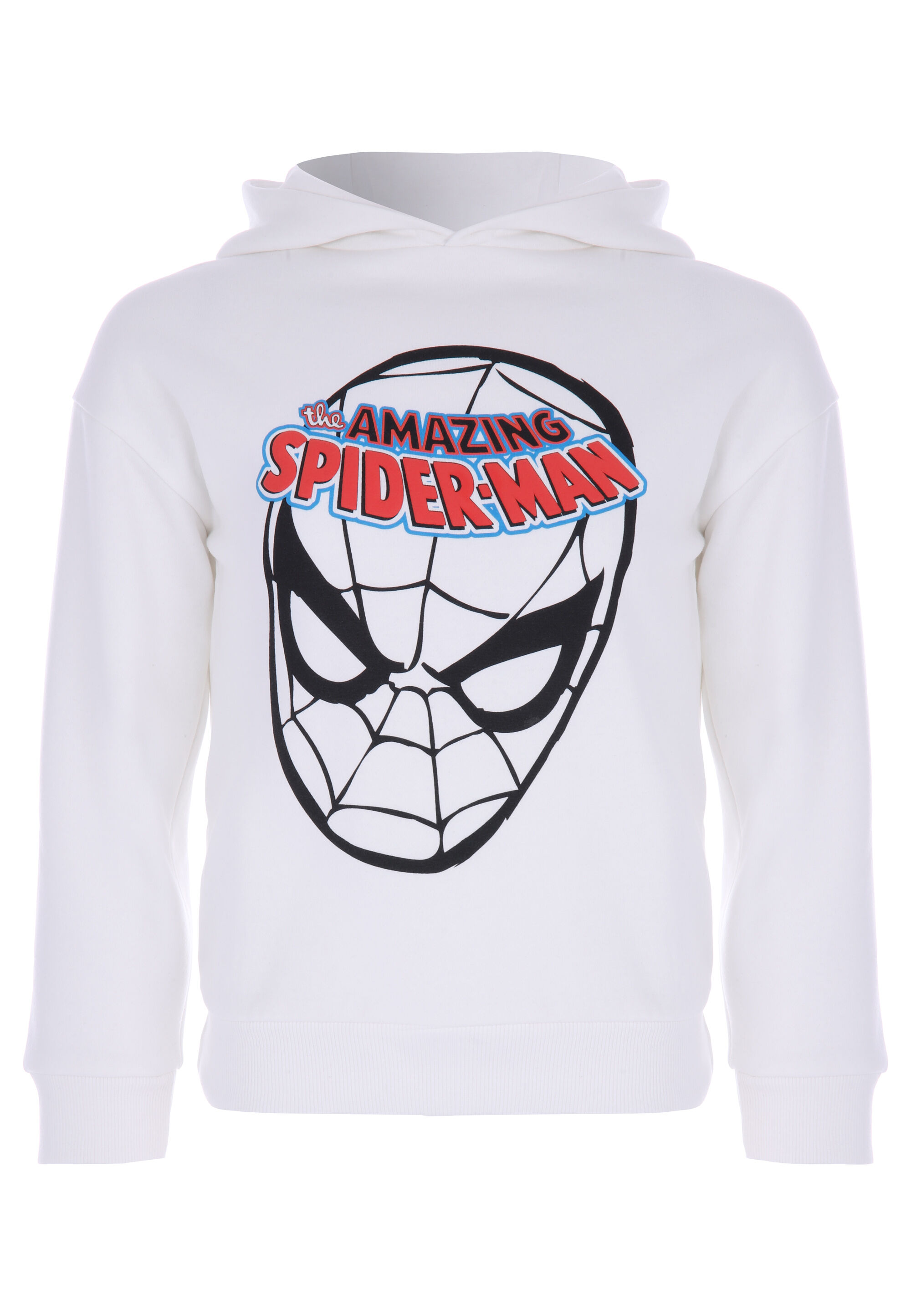 Younger Boys Ecru Spider-Man Graphic Hoody