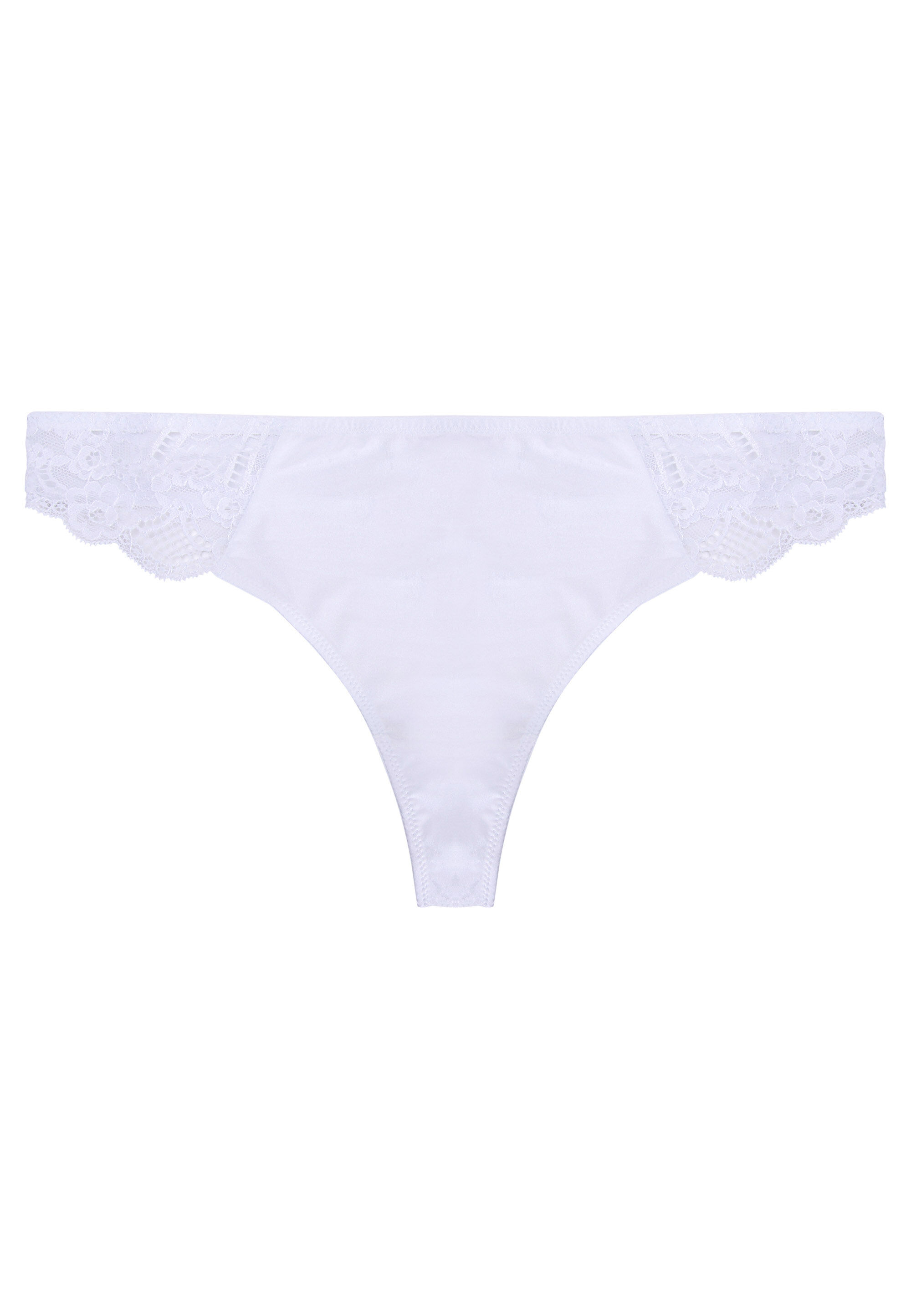 Dorina Womens White Lace Celine Thong