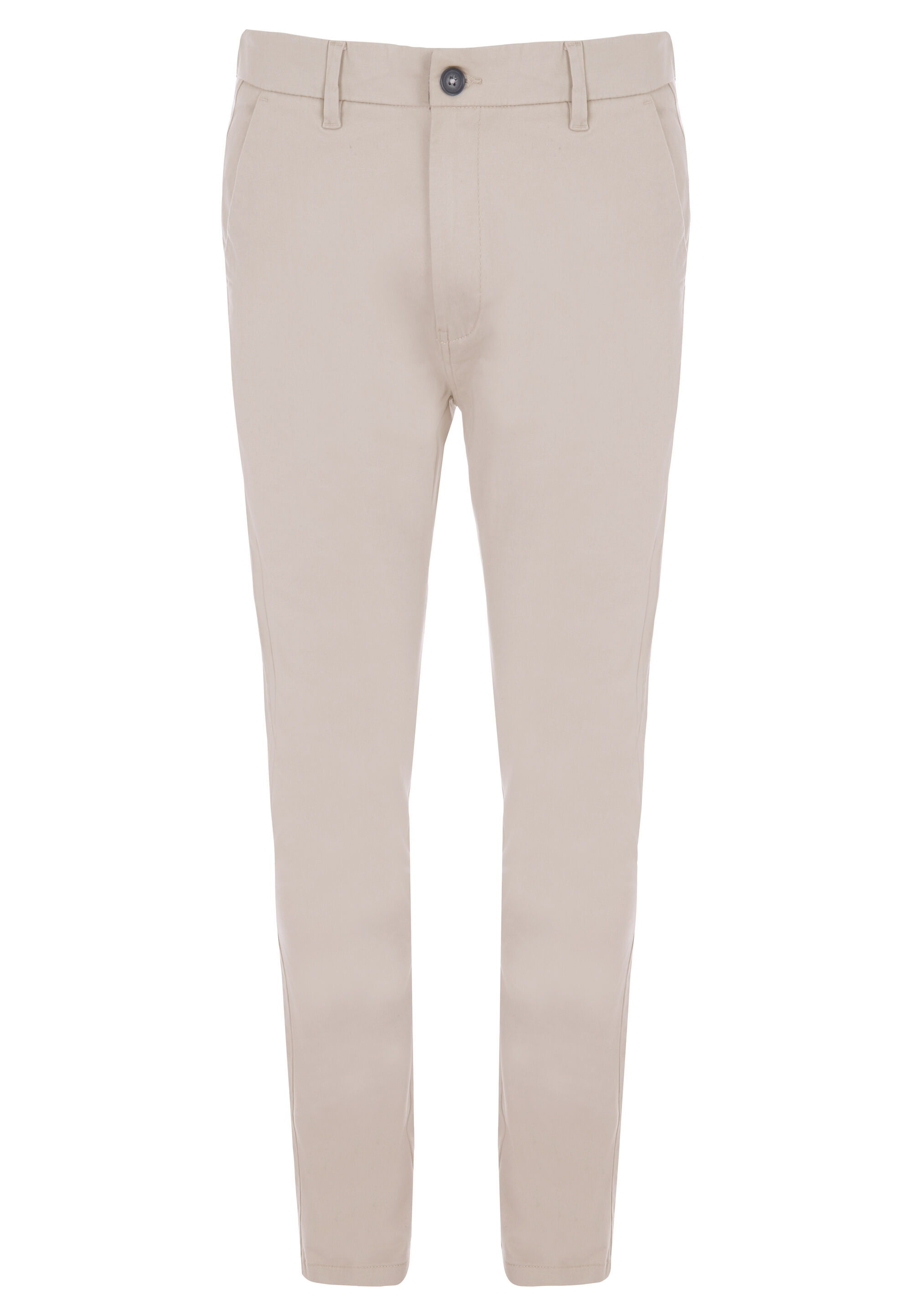 Mens Sand Slim Chino Trousers