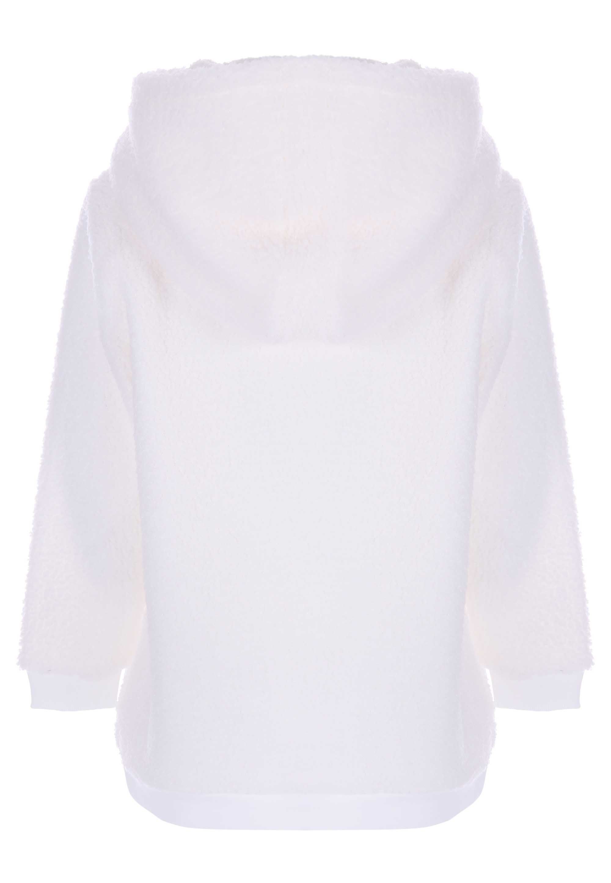 Older Girls Cream Oversized Slogan Hoodie