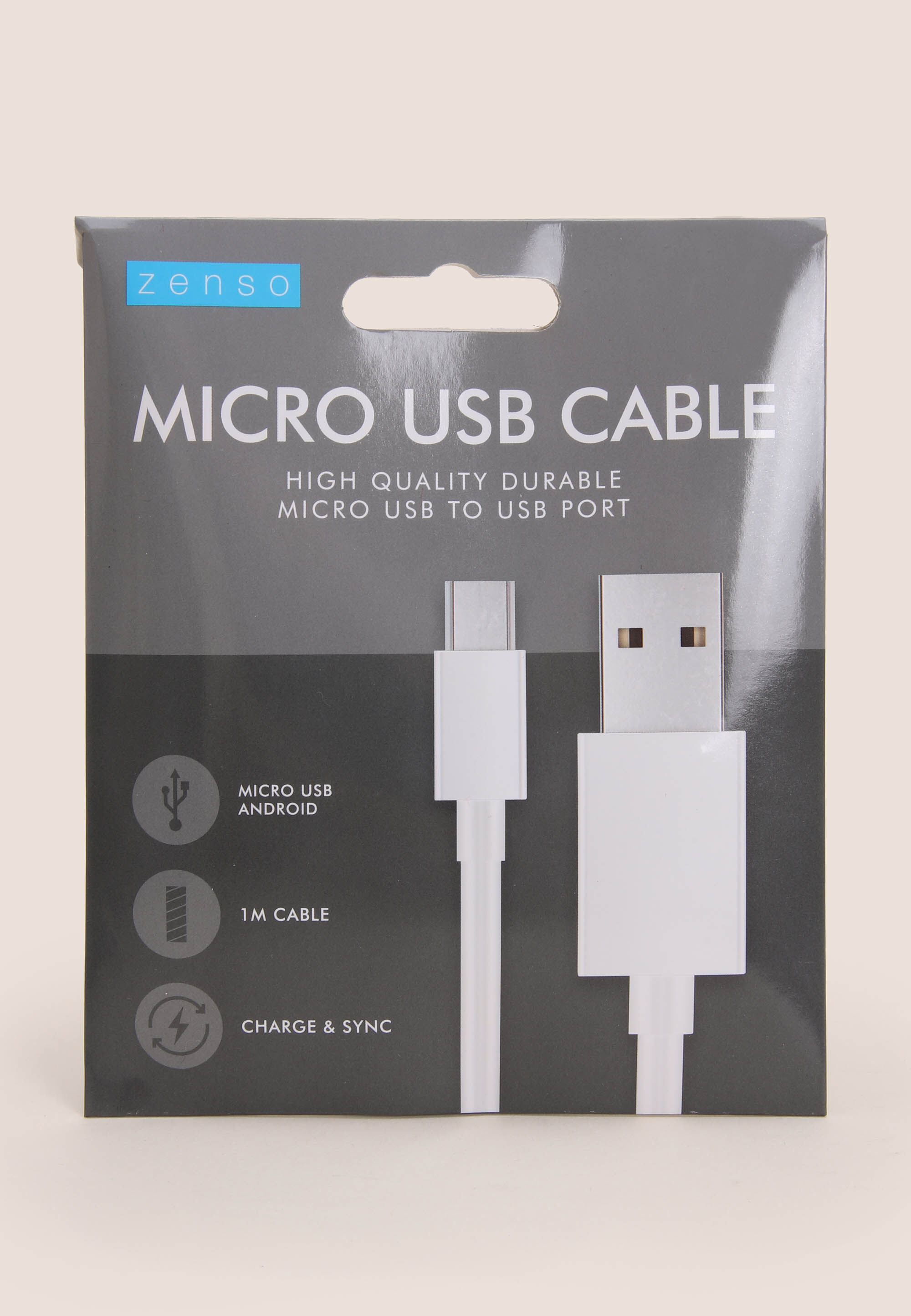 White USB Lightning To USB Cable