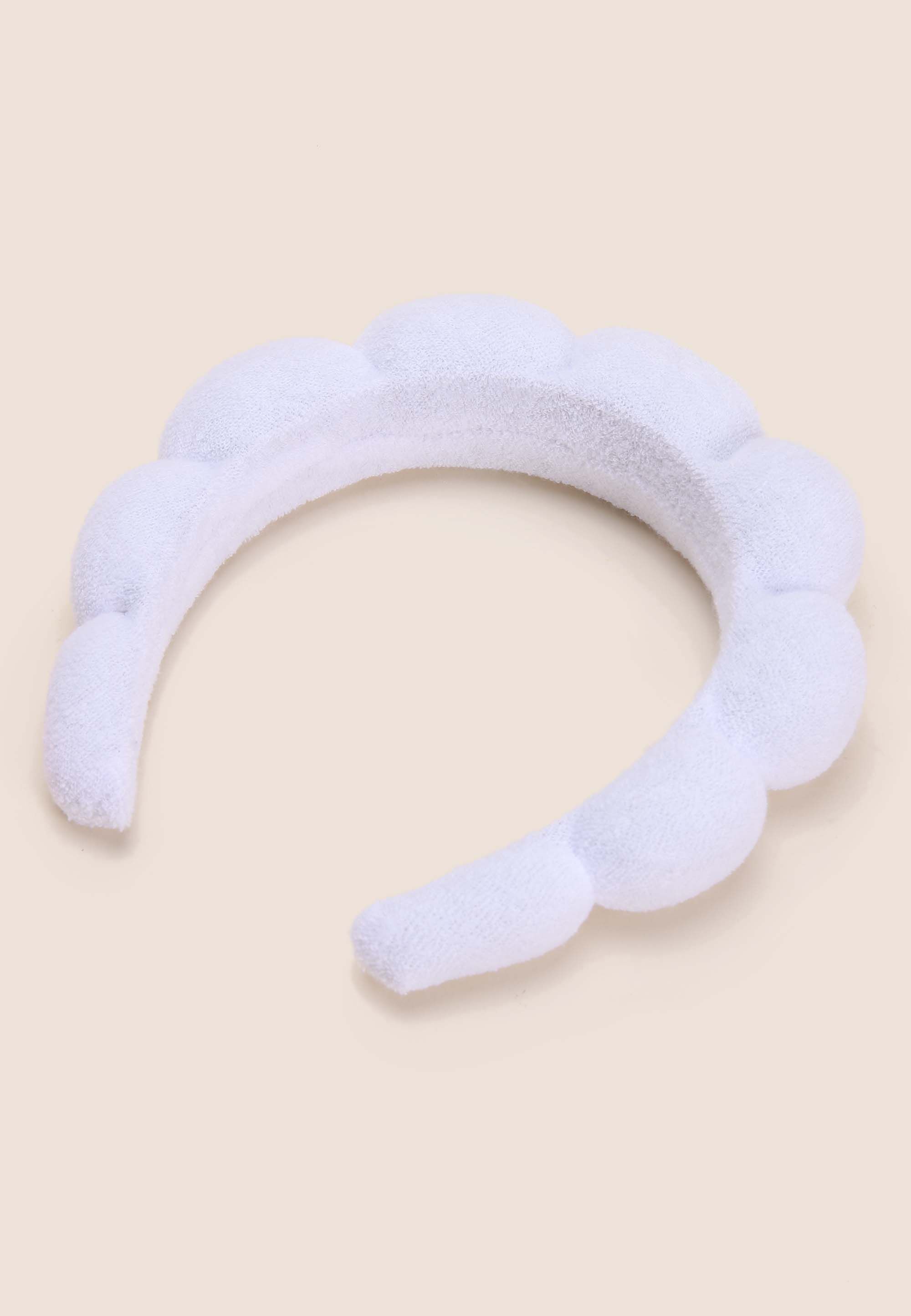 Womens White Spa Cloud Headband