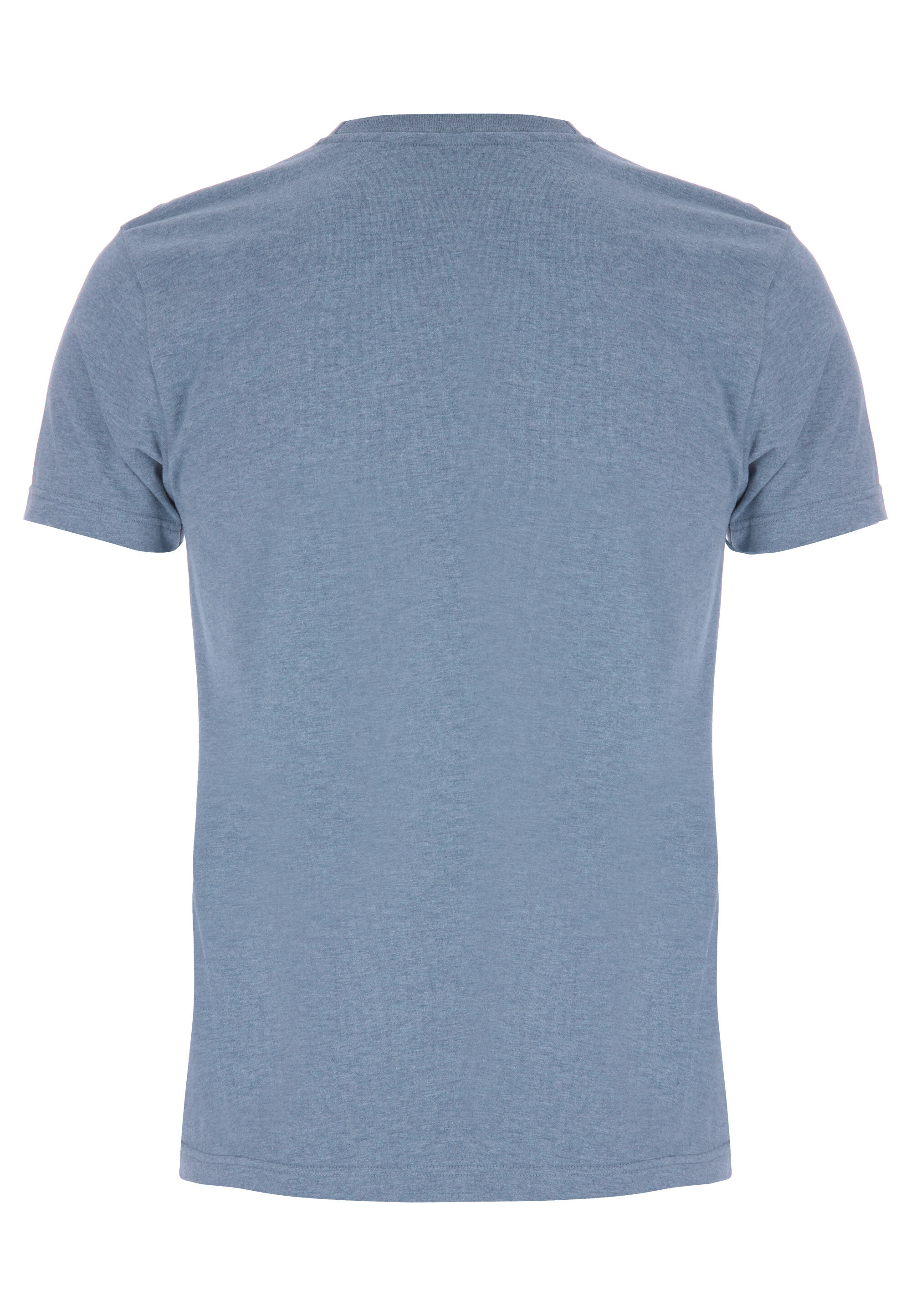 Mens Mid Blue Plain Grindle T-Shirt