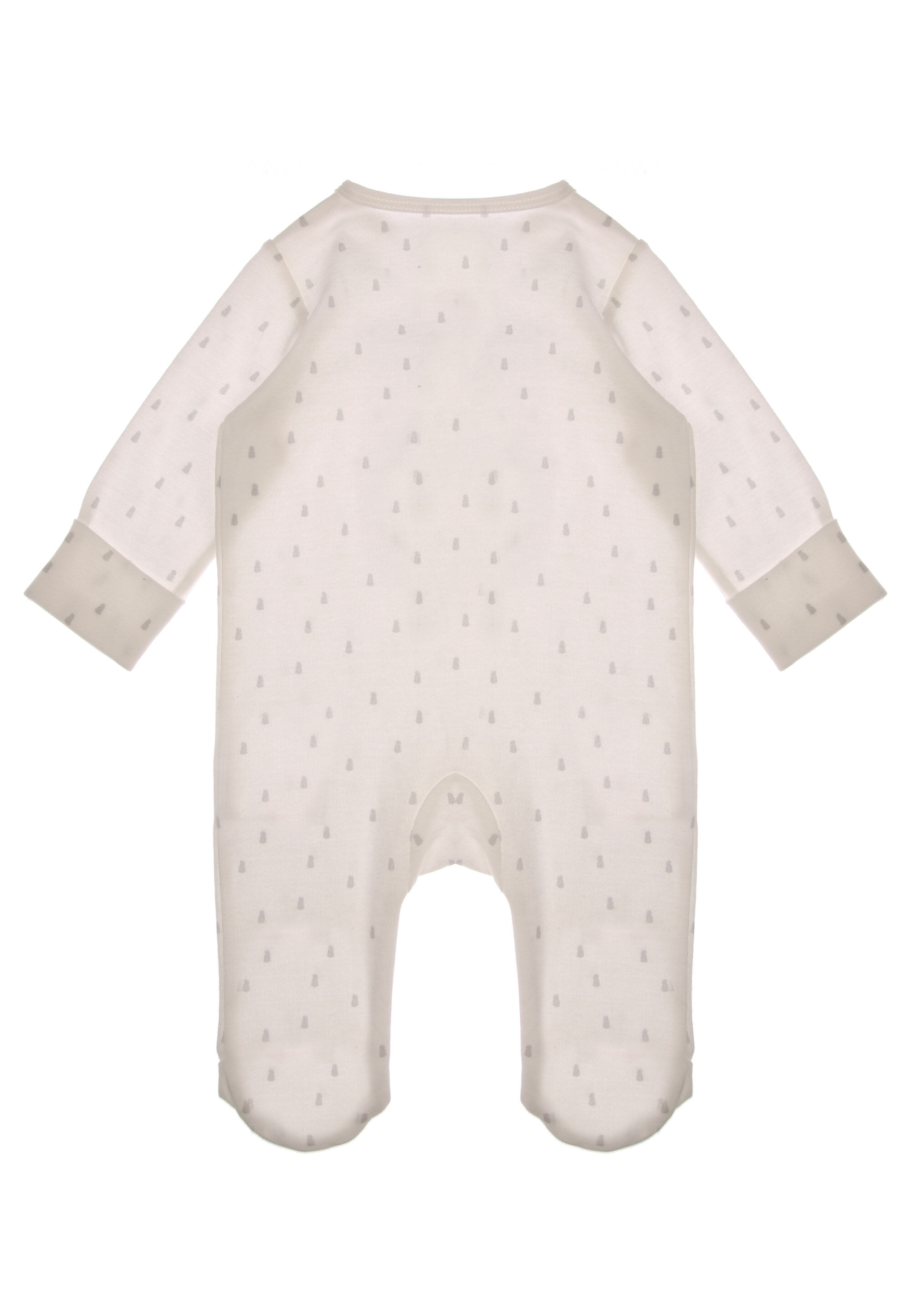Baby Unisex White Daddy Elephant Sleepsuit