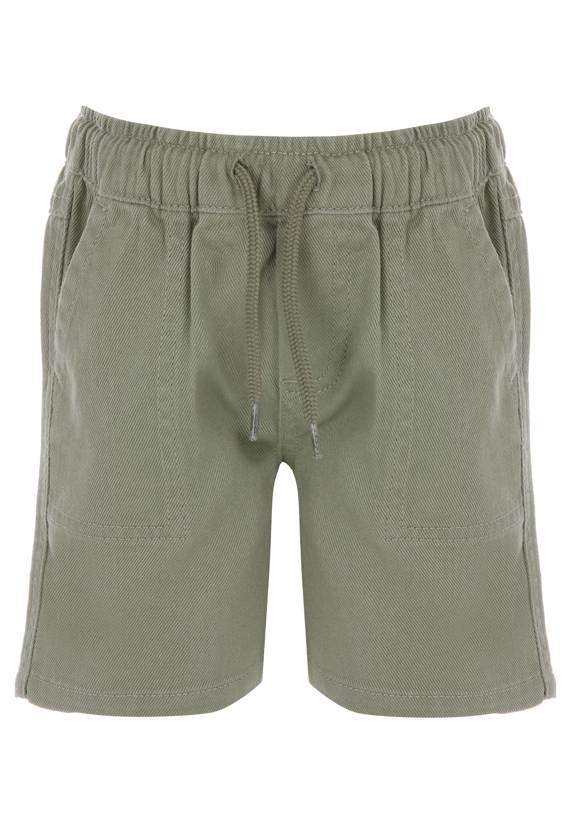 Younger Boys Khaki Cotton Twill Shorts