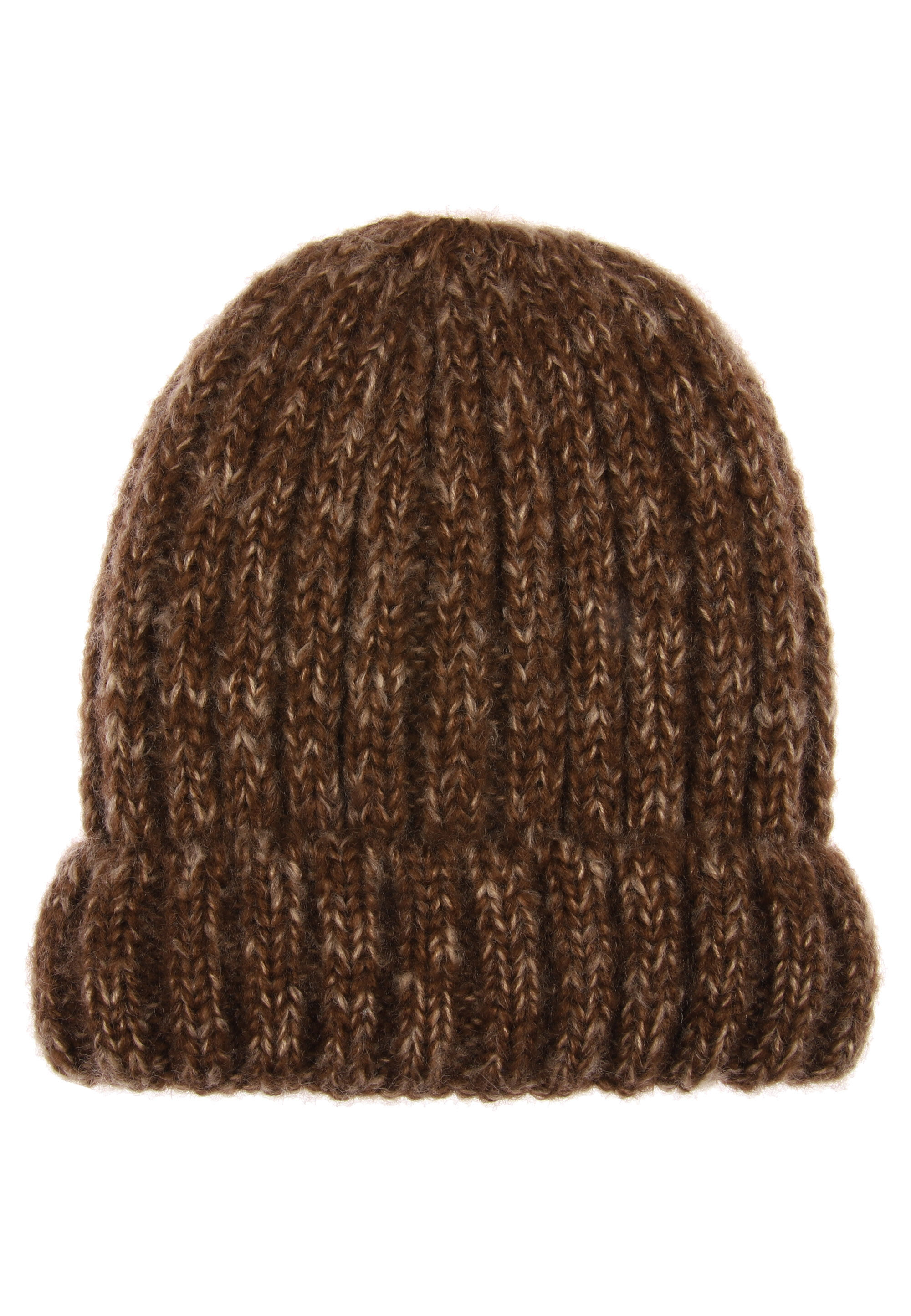 Mens Brown Textured Thinsulate Beanie