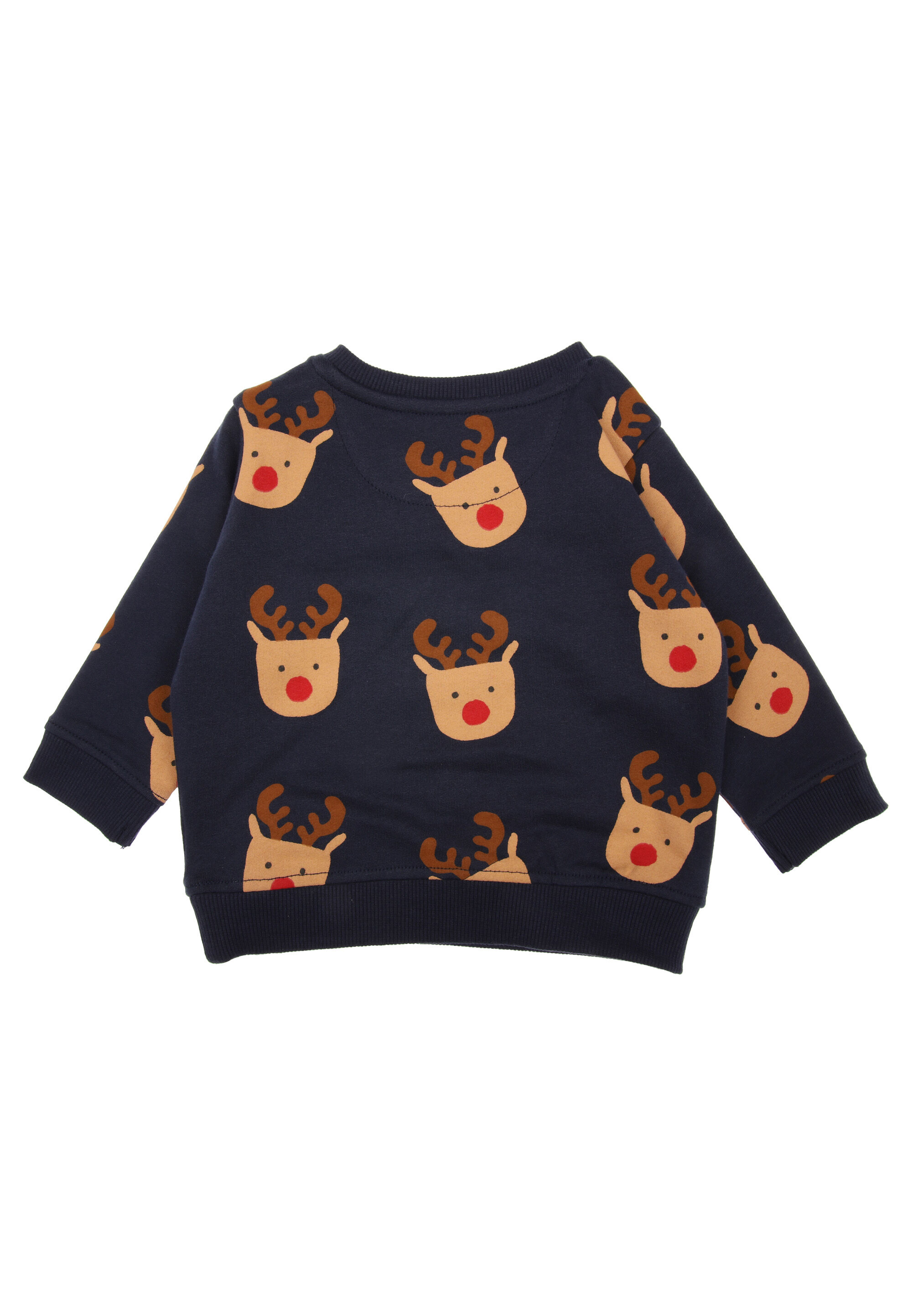 Baby Boy Navy Reindeer Sweatshirt & Joggers Set