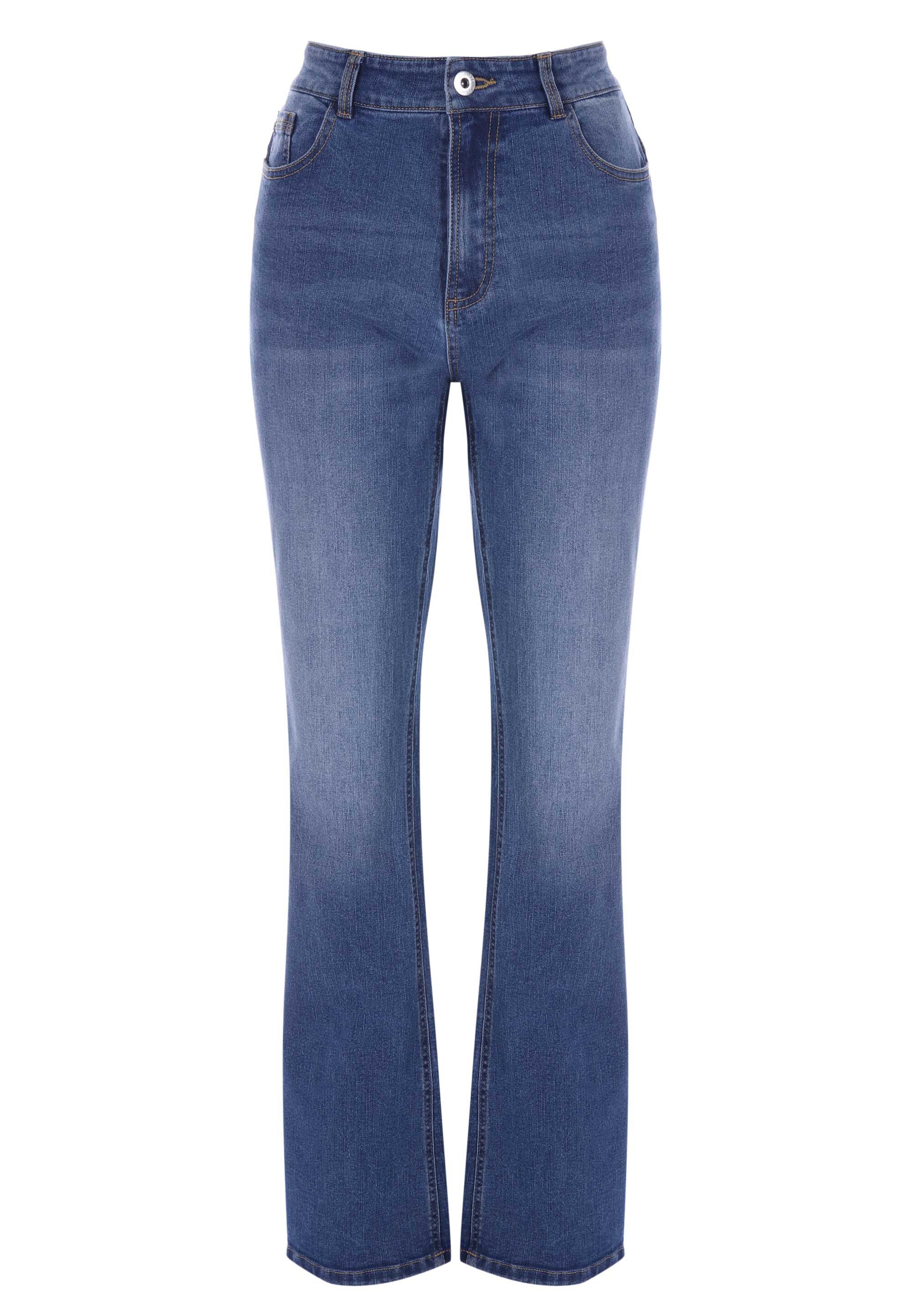 Womens Blue Alexa Bootcut Jeans