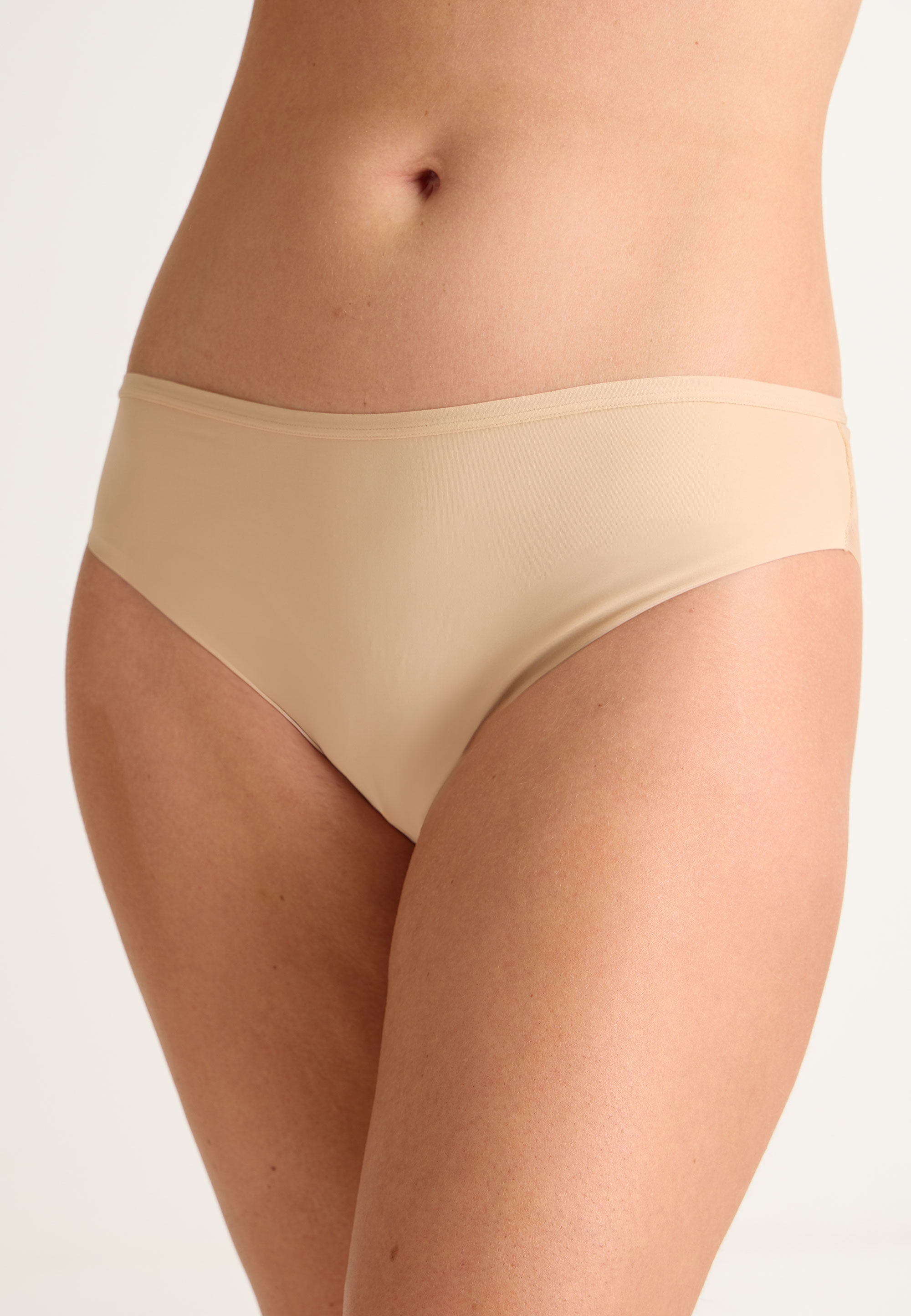 Womens 3pk Neutral & White Lace Bonded Briefs