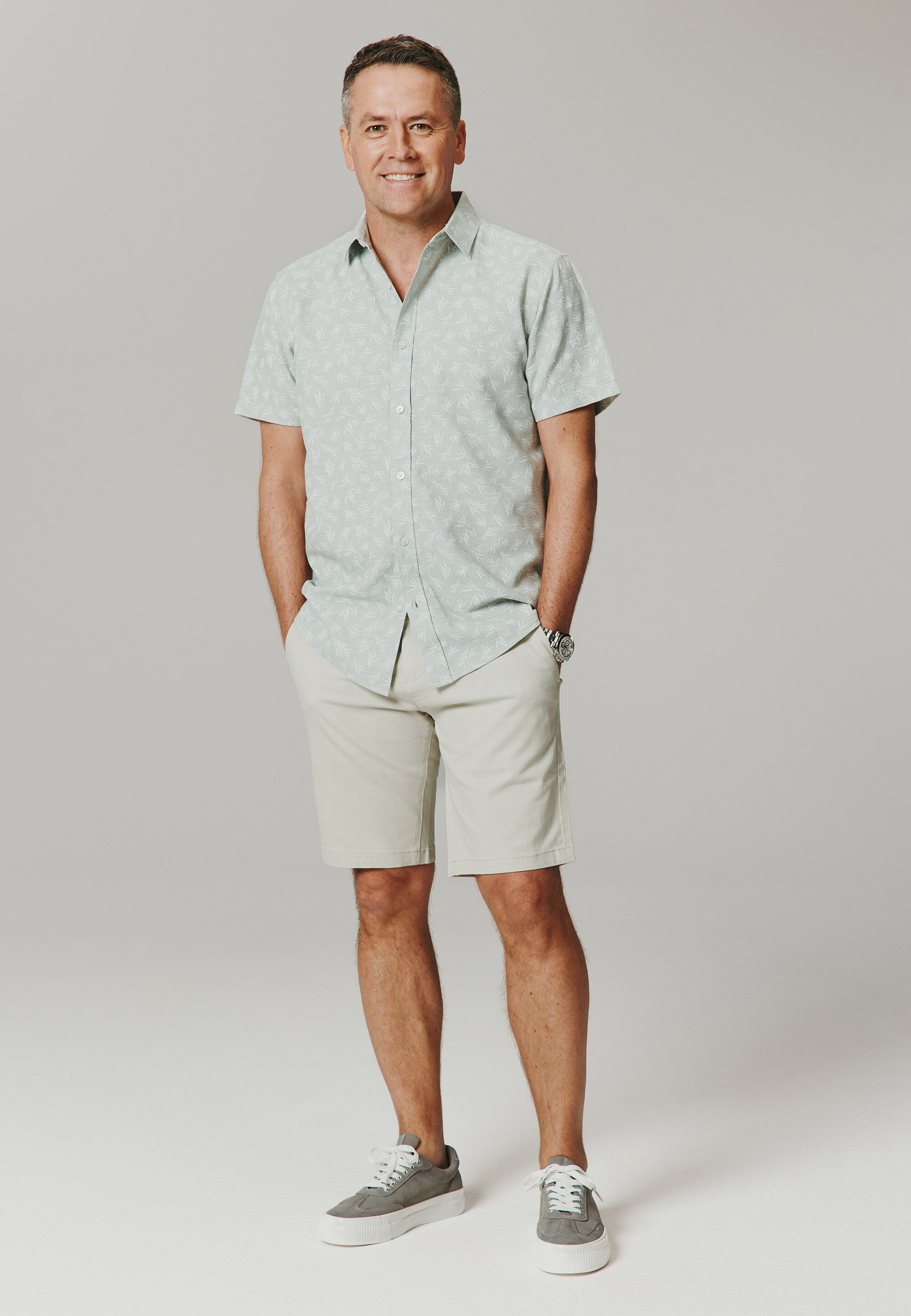 Mens Sand Plain Chino Shorts