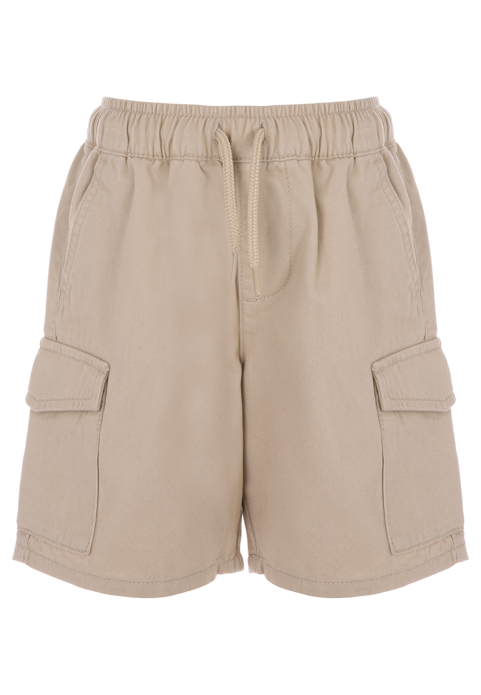 Younger Boys Stone Twill Cargo Shorts