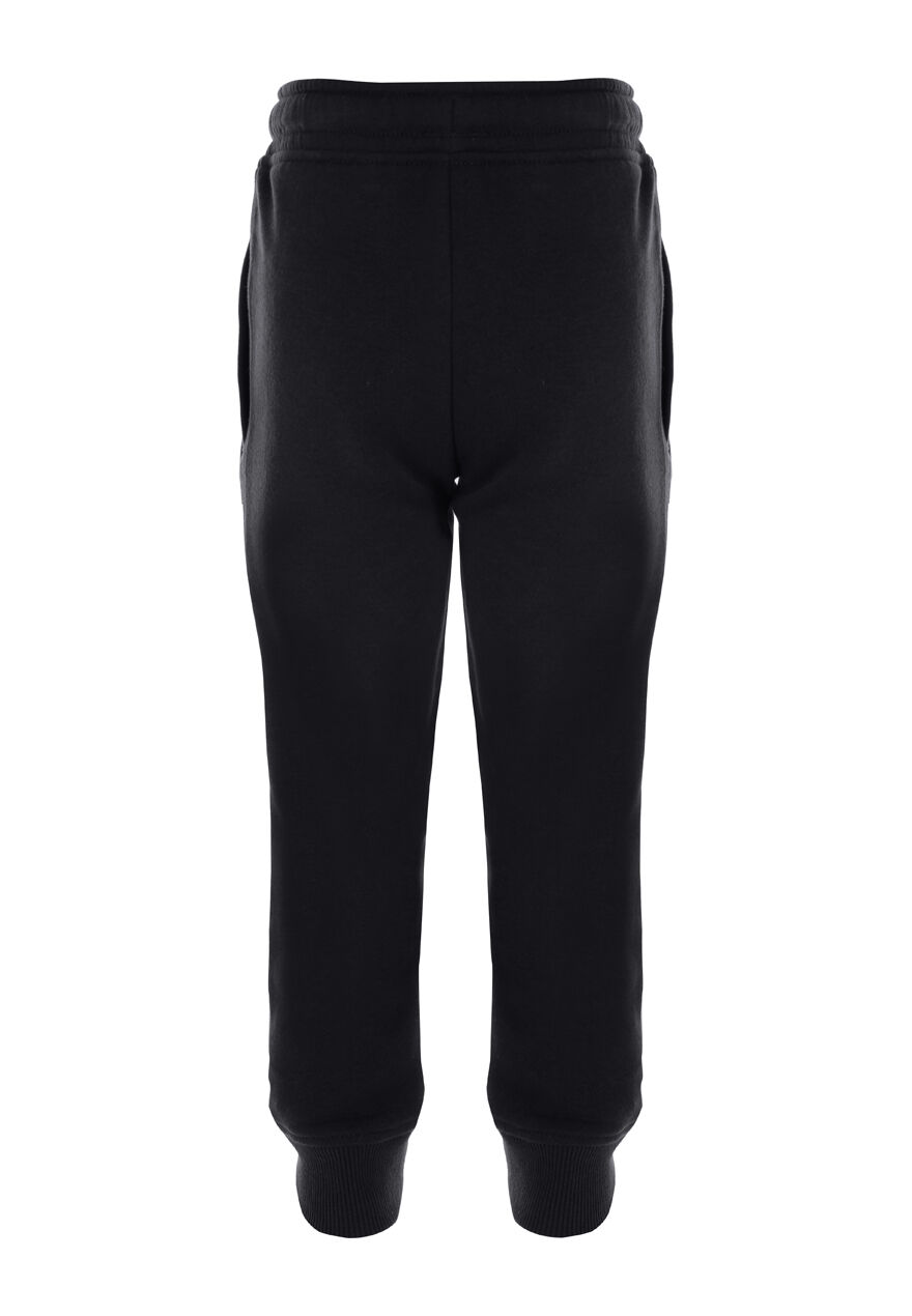 Younger Boys Plain Black Joggers