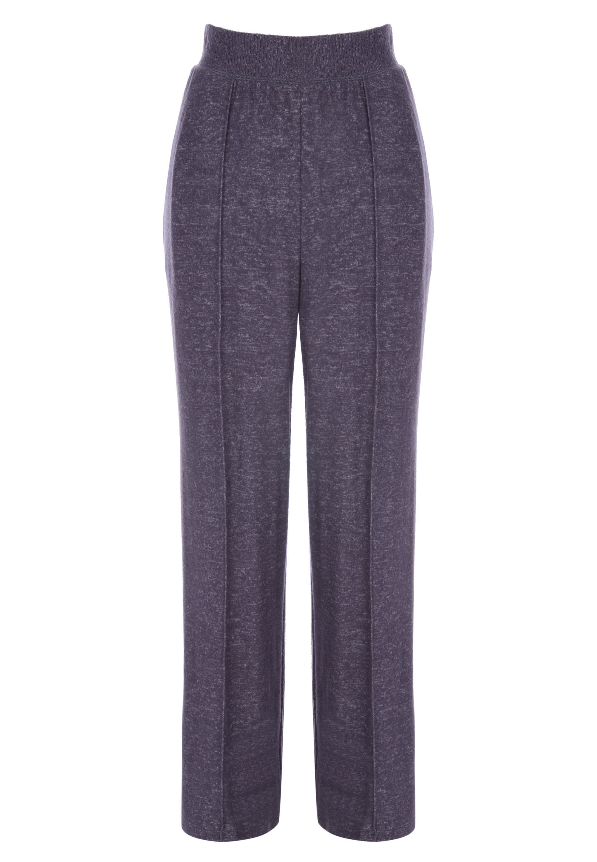 Womens Charcoal Wide Leg Soft Pyjama Bottoms