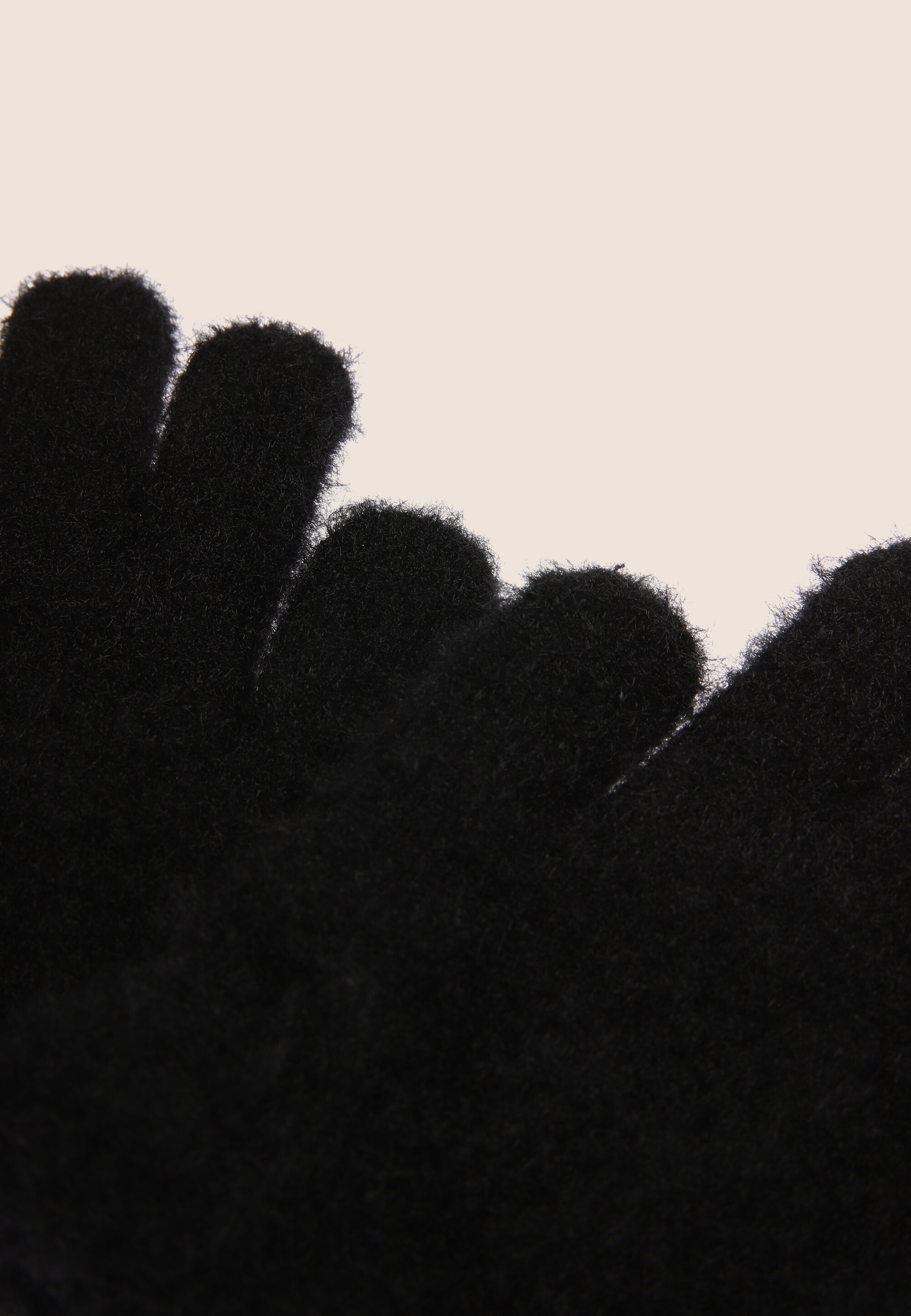 Older Girls 1pk Black Eyelash Gloves